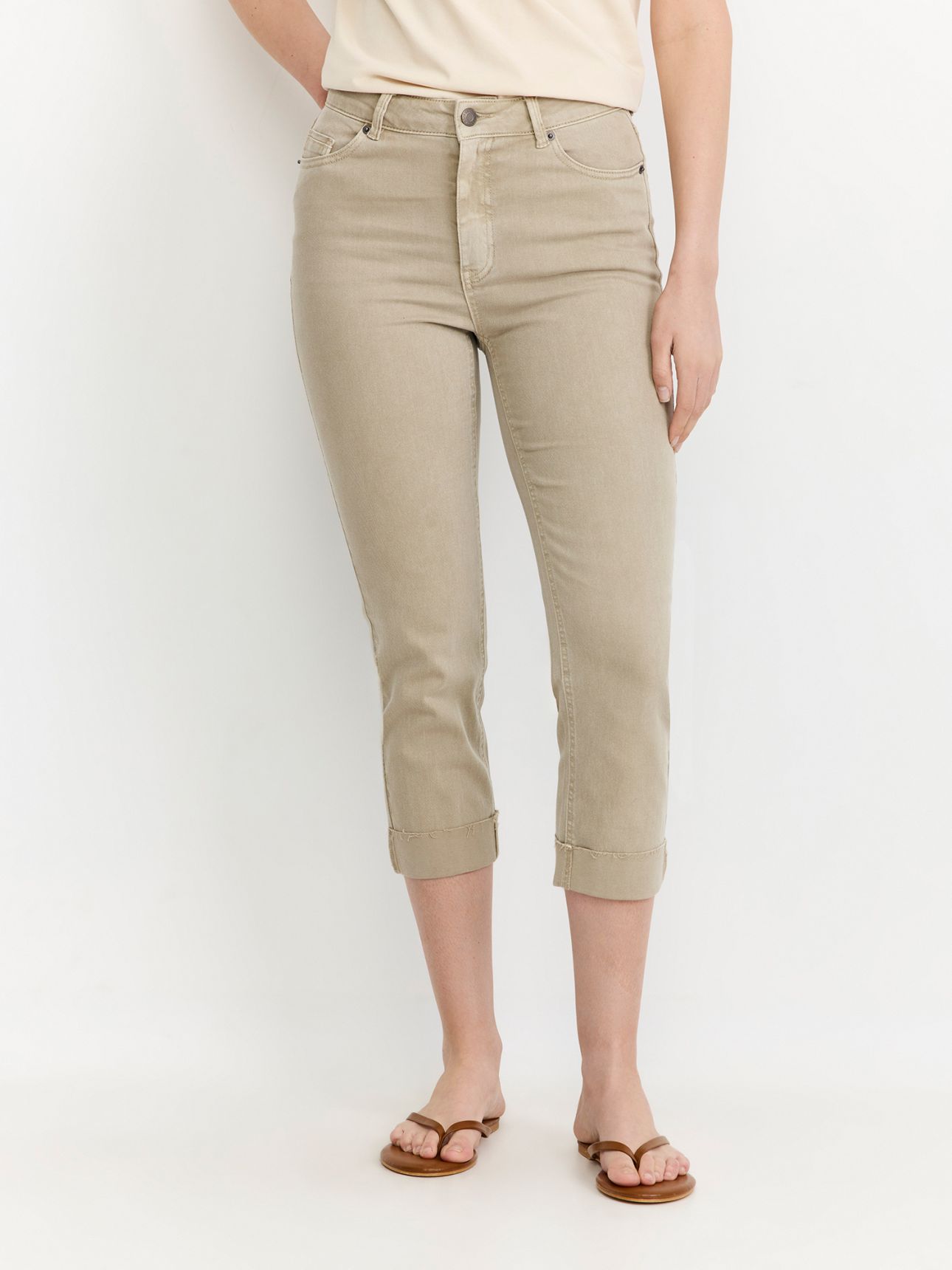 מכנסי חמש כיסים קפרי