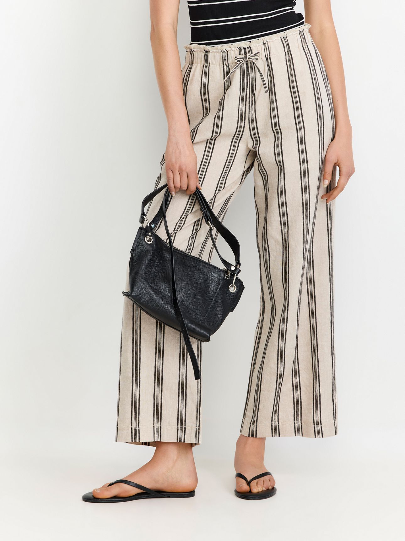 מכנסיי WIDE LEG מותן פרומה