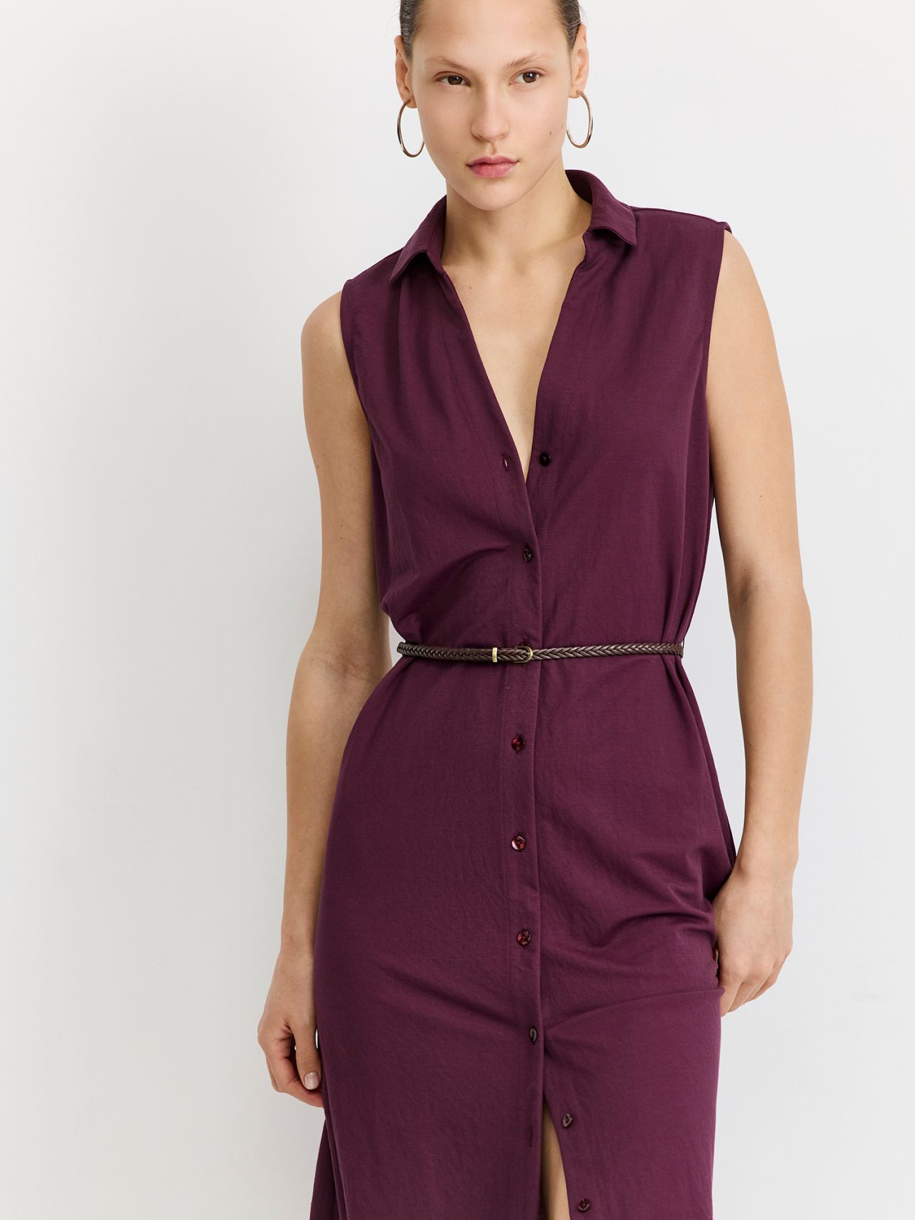 שמלת מידי עם חגורה