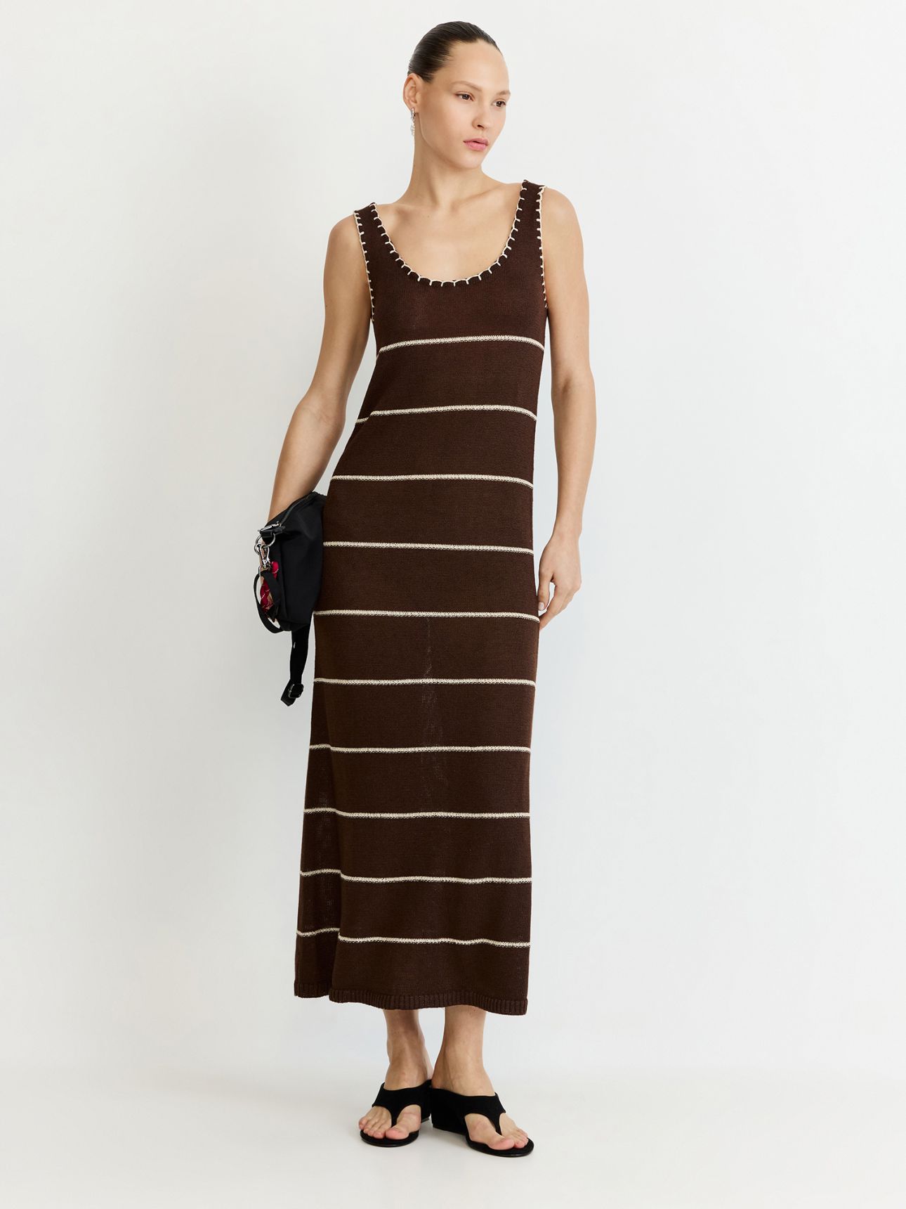 שמלת מקסי סרוגה