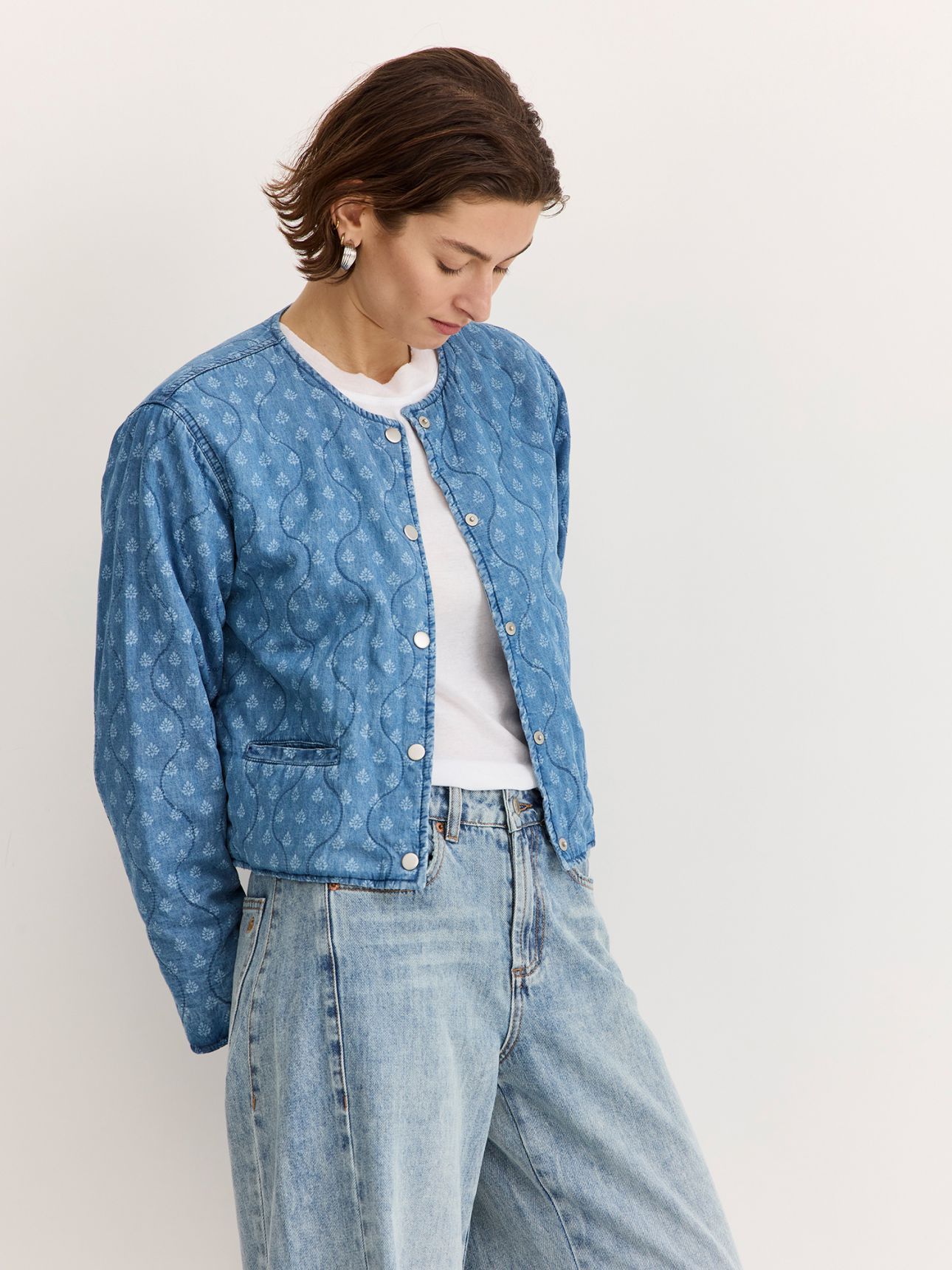 ז’קט גינס קווילט