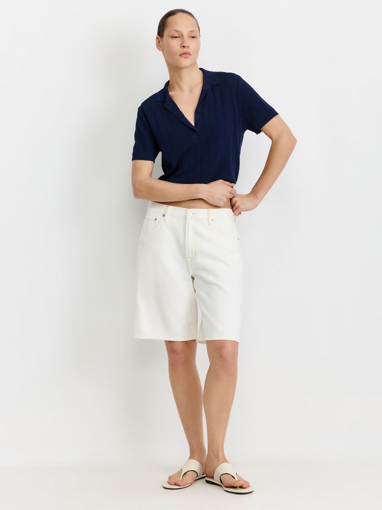 מכנסי ברמודה ג’ינס