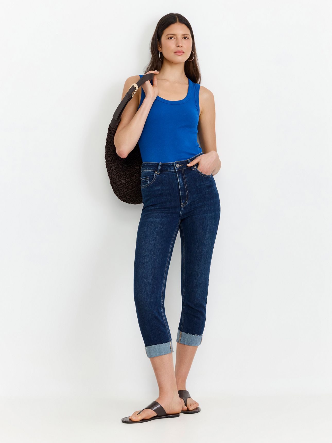 ג’ינס קפרי חמש כיסים