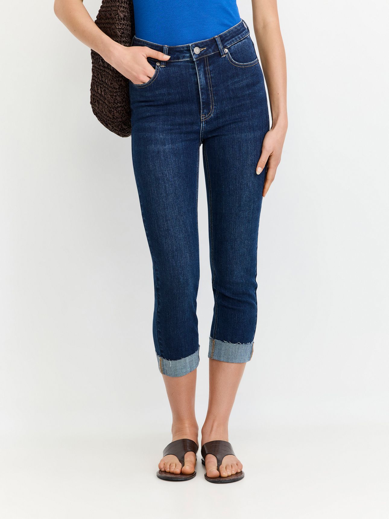 ג’ינס קפרי חמש כיסים