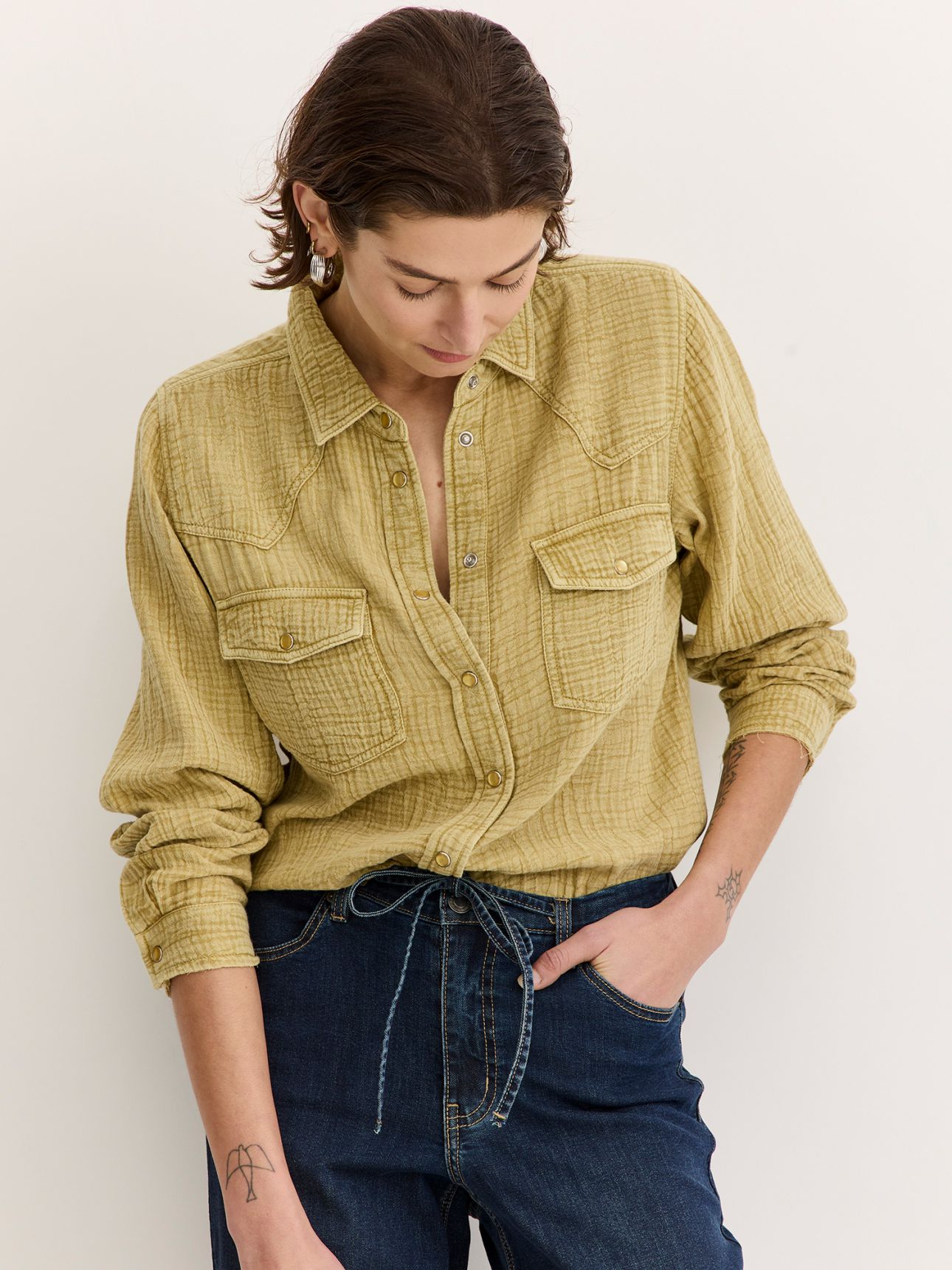 חולצת טטרה שטופה