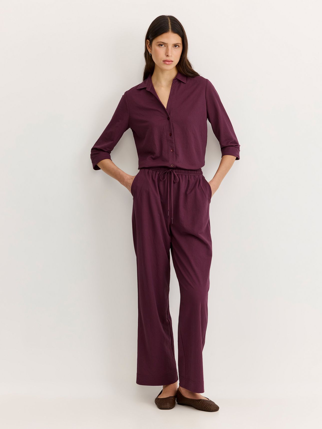 חולצת טוניקה מכופתרת