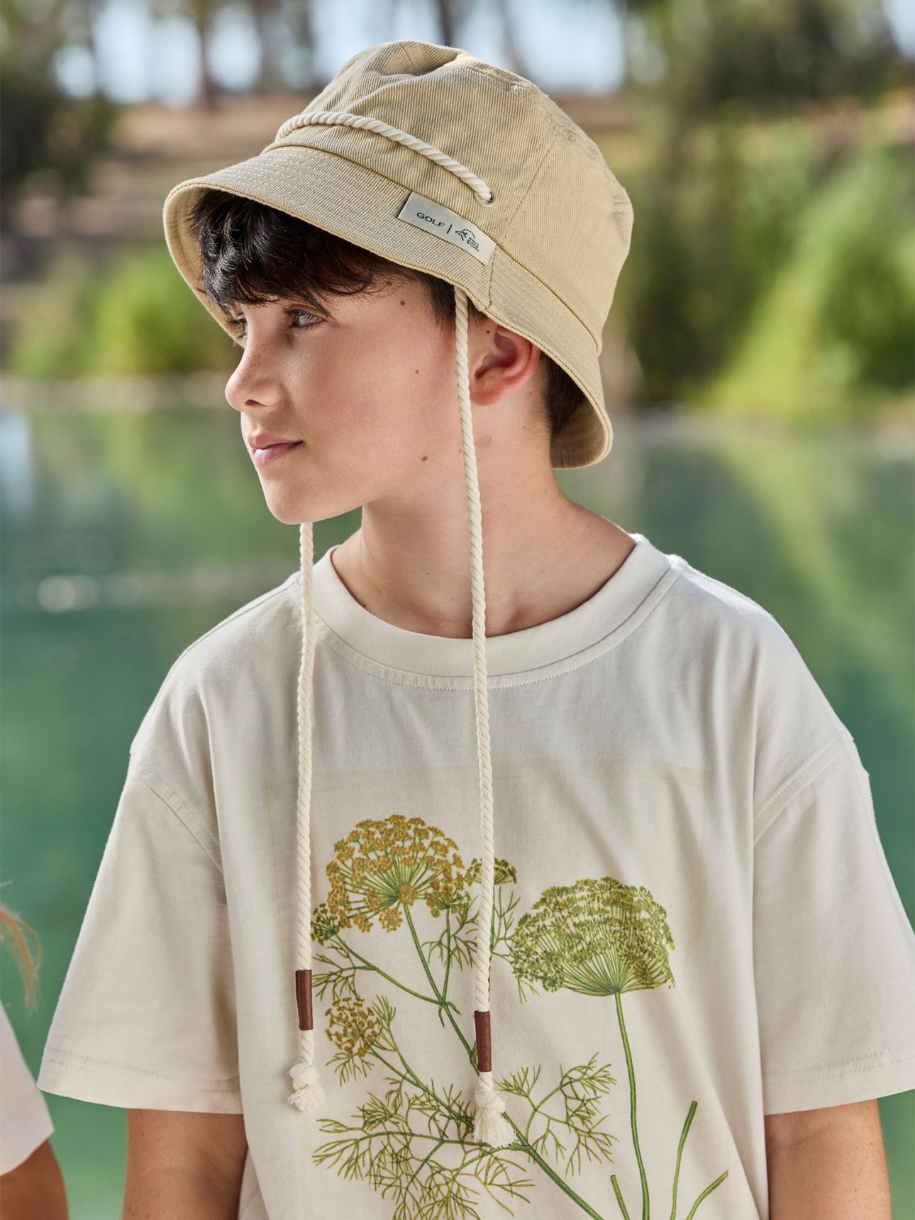 כובע באקט כותנה ממוחזרת לילדים