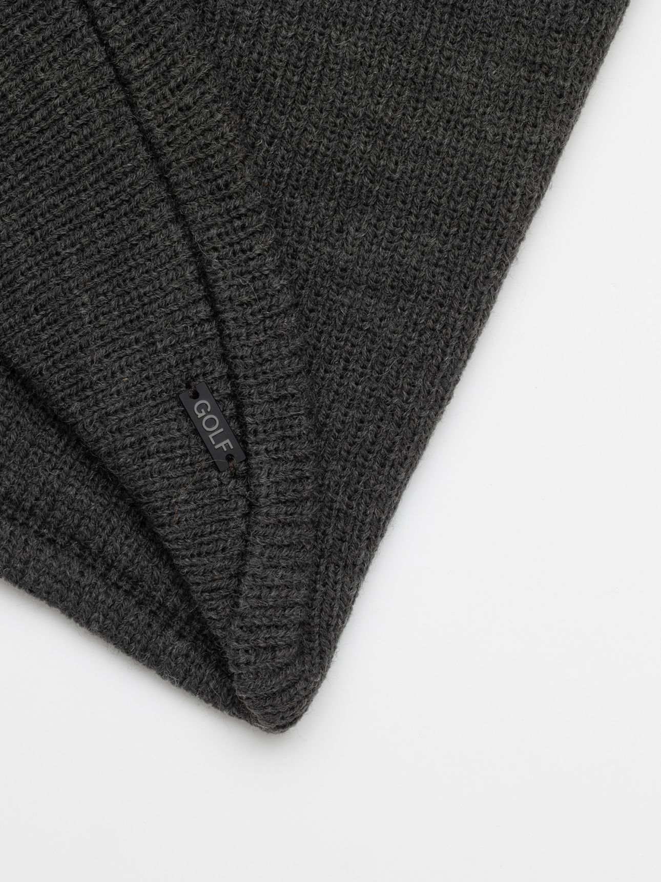 צעיף לופ סרוג