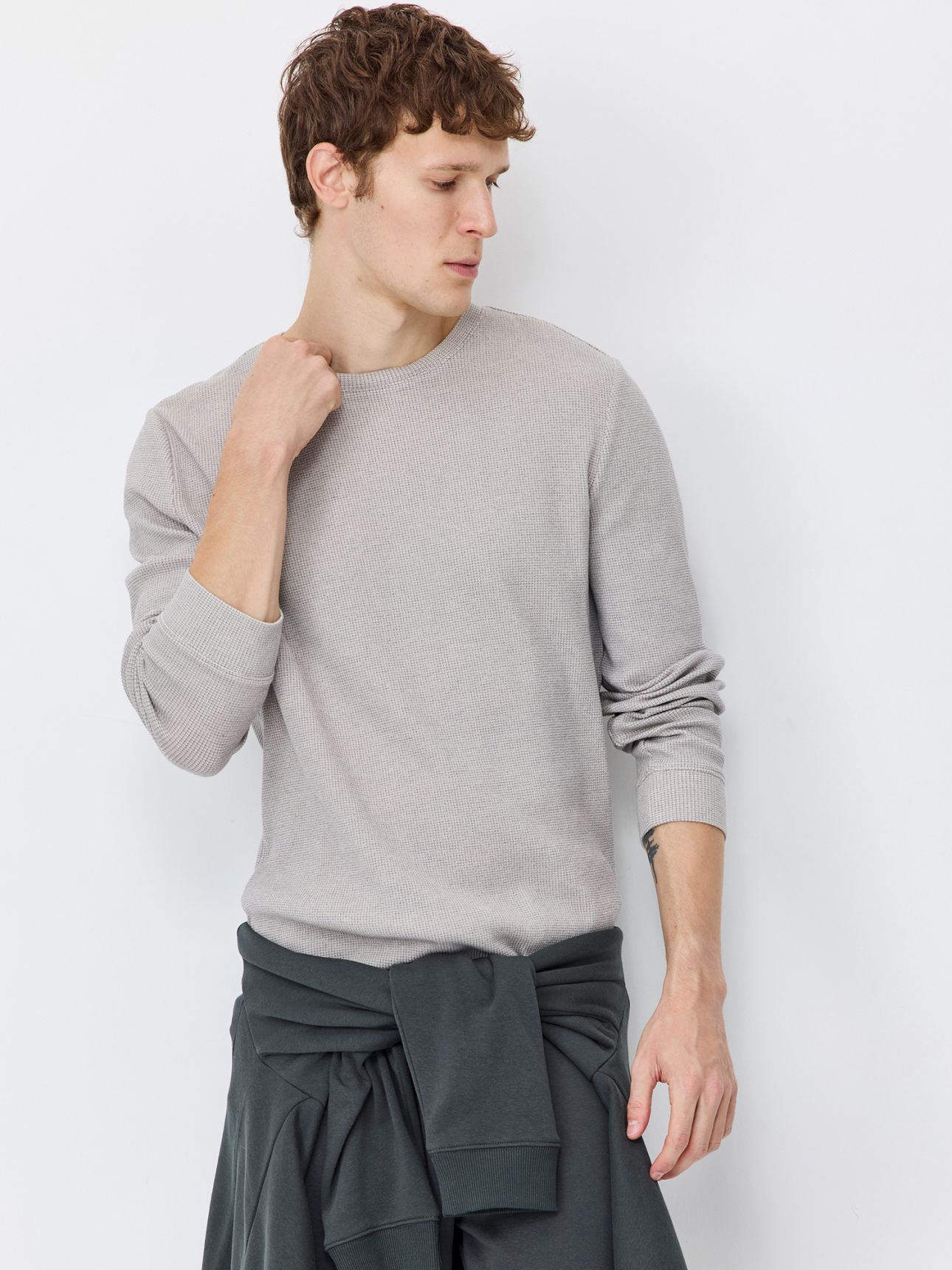 חולצת ניקי וופל מלאנז’