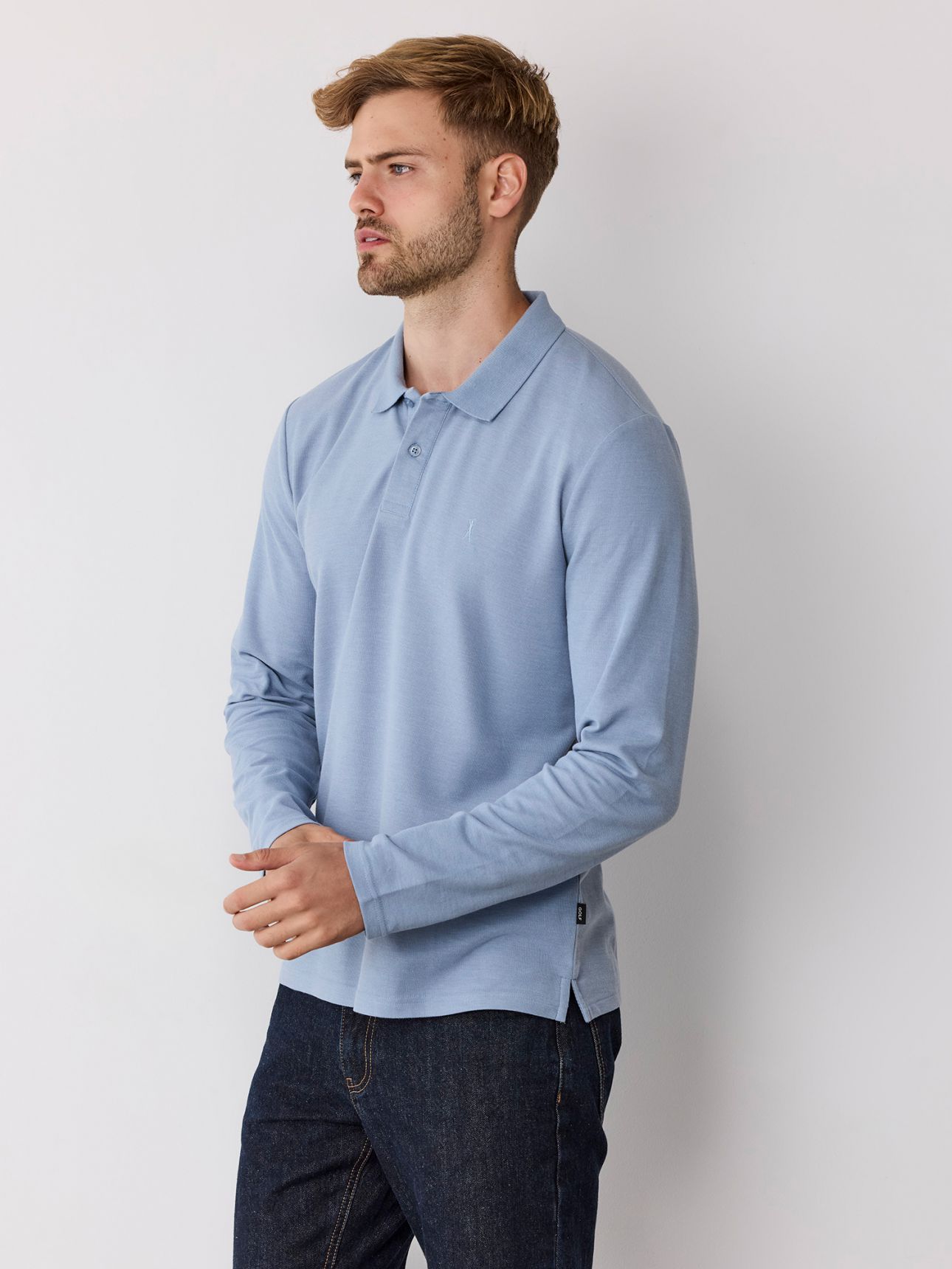 פולו גולפר ארוכה חלקה