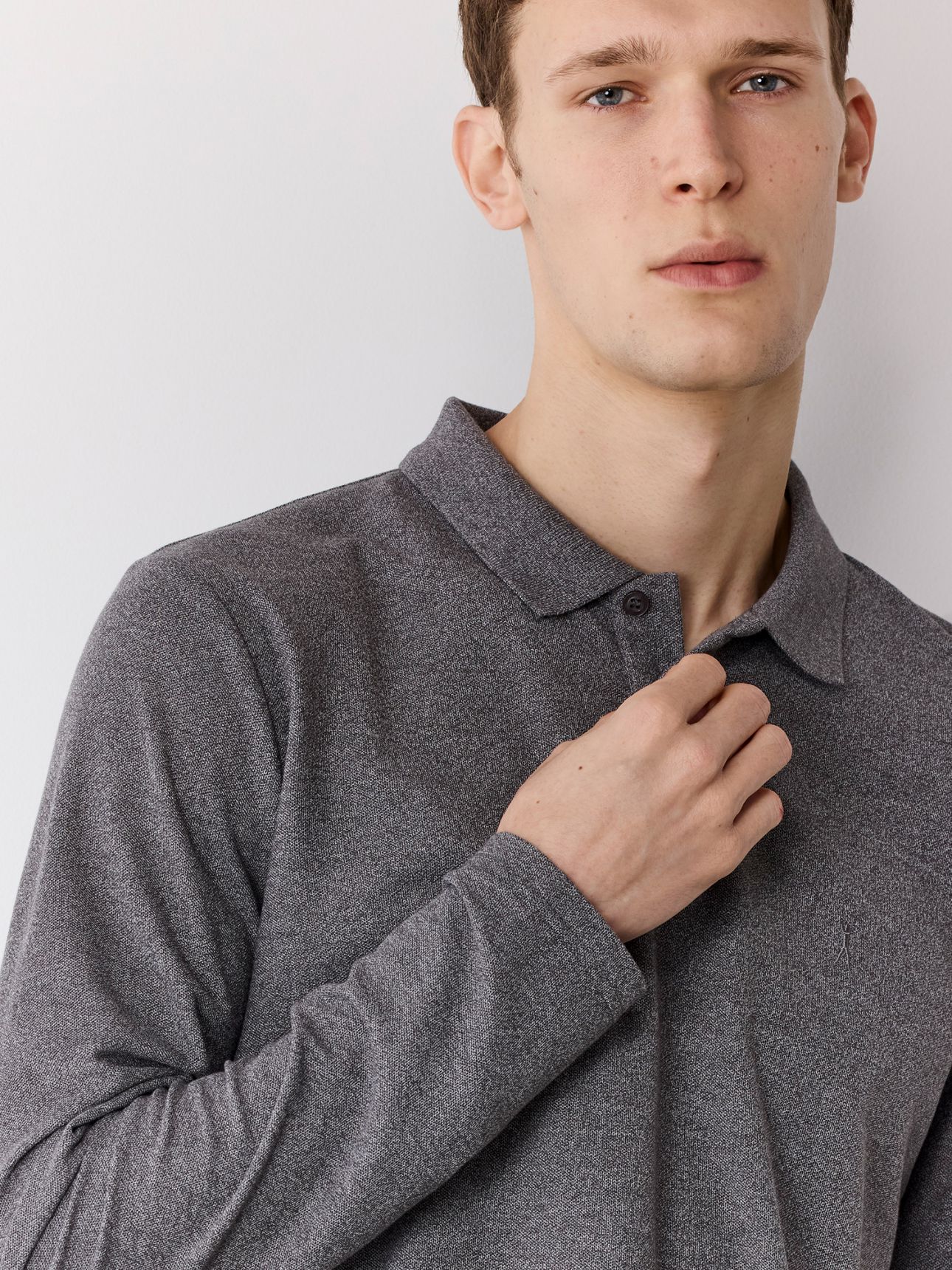 פולו גולפר ארוכה חלקה