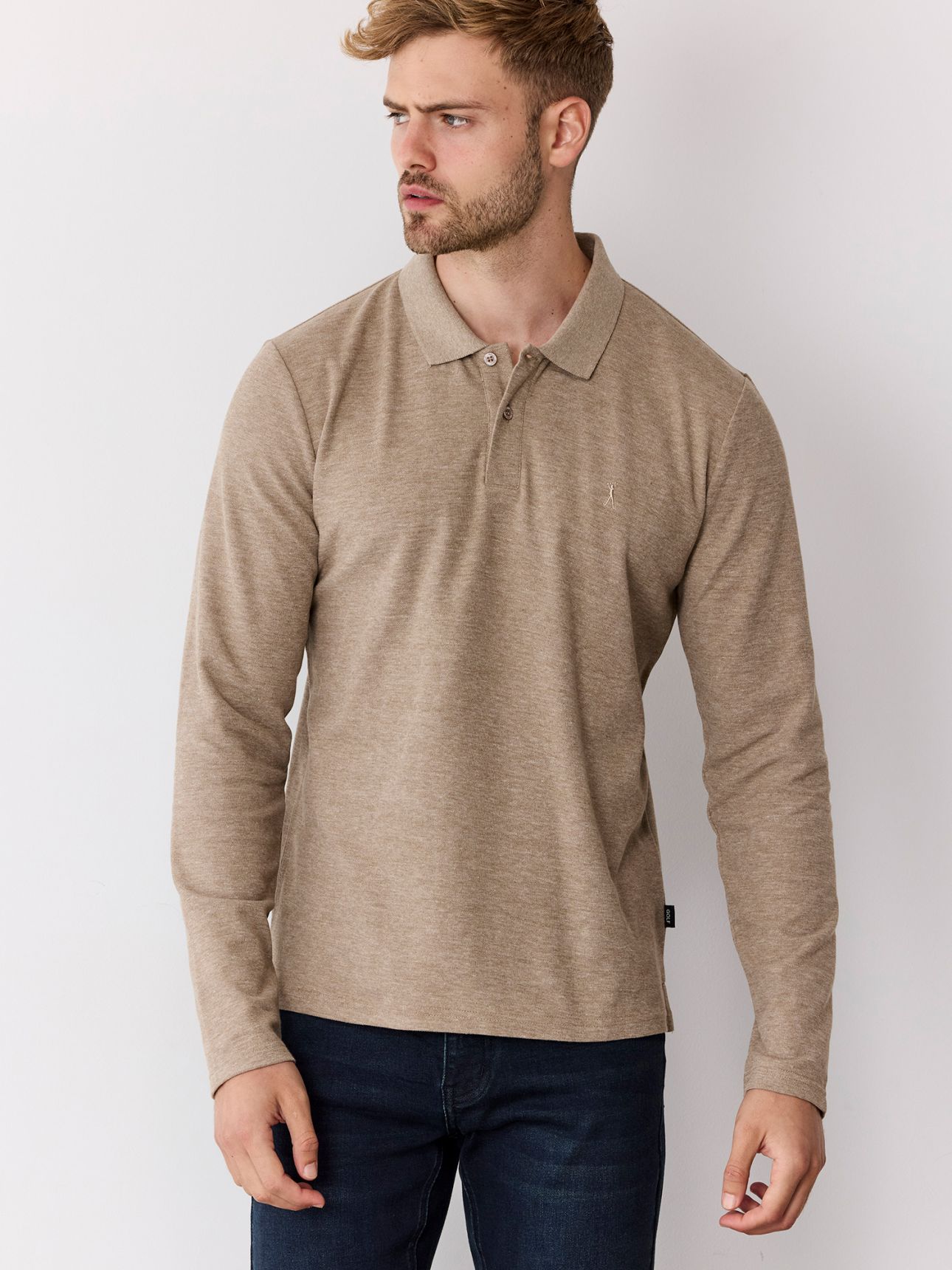 פולו גולפר ארוכה חלקה