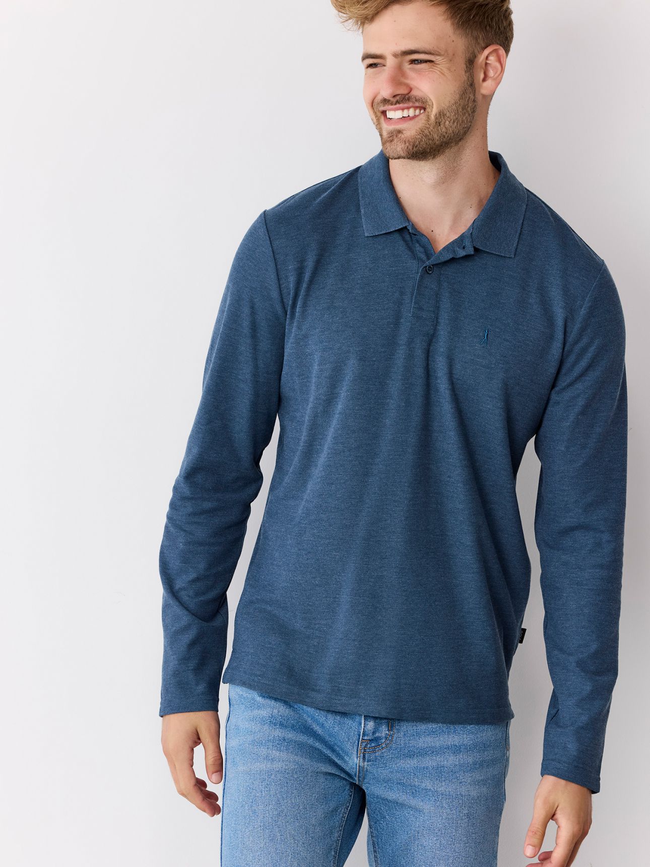 פולו גולפר ארוכה חלקה