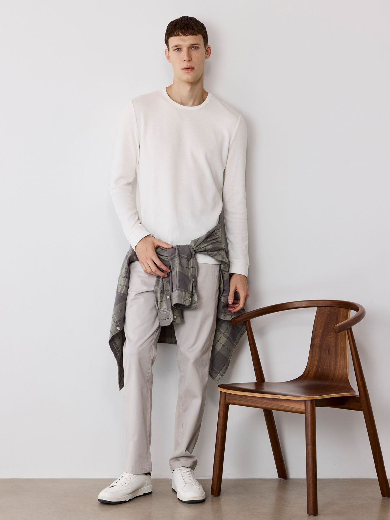 מכנסי צ’ינו מותן אלסטית