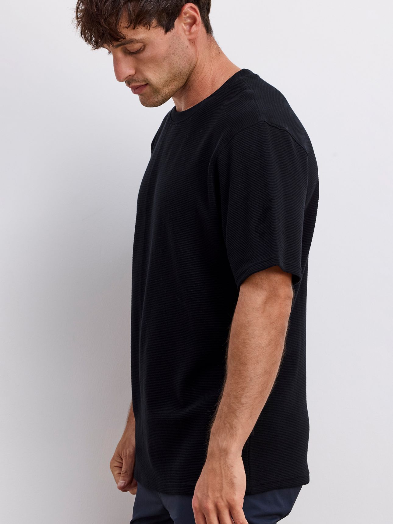 טי שירט טקסטורה פסים