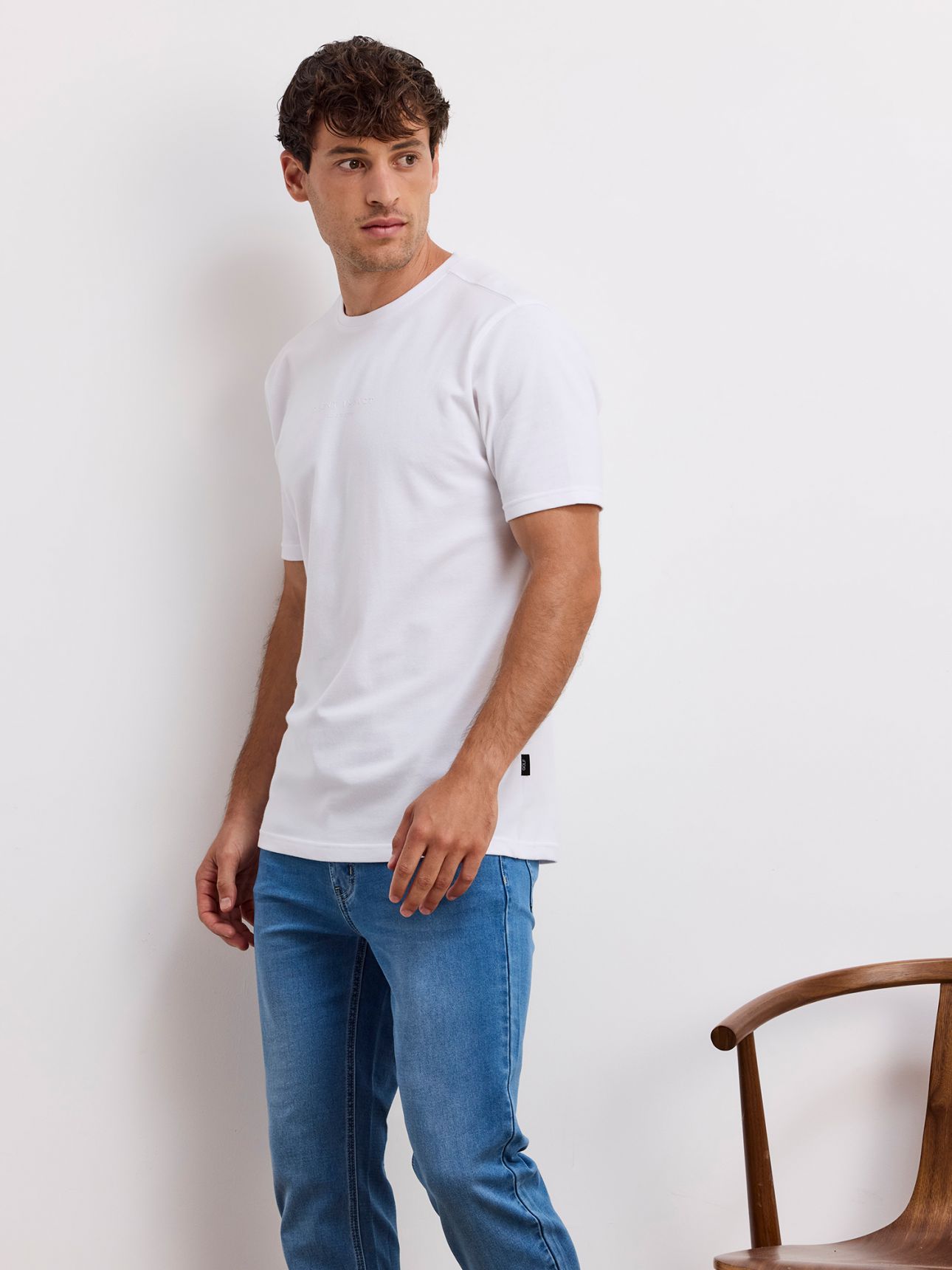 טי שירט צווארון ניקי לייקרה דפוס