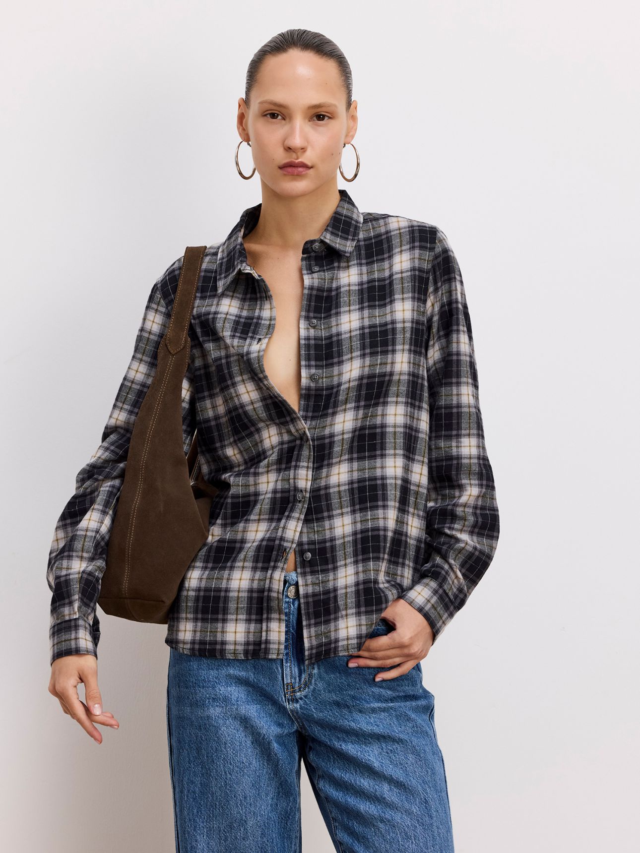 חולצת פלנל משבצות