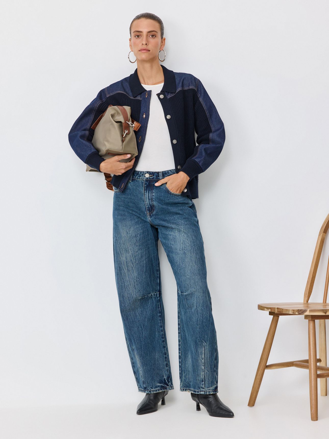 ג’קט בומבר סרוג