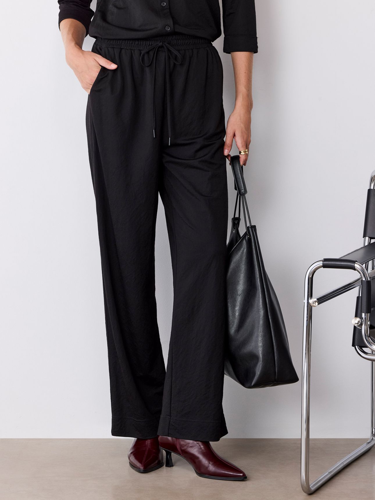 מכנסי טיסה מותן אלסטית