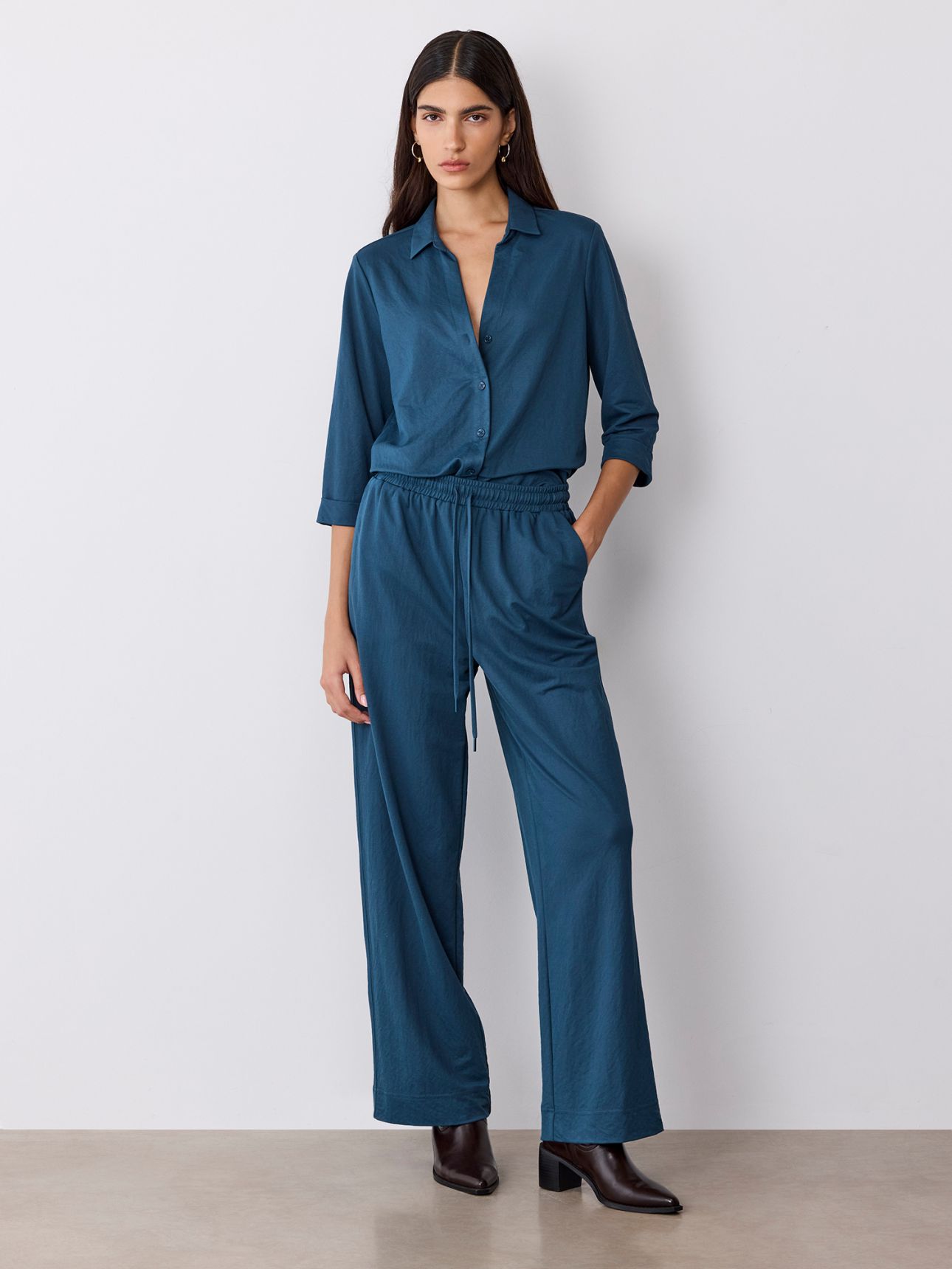 מכנסי טיסה מותן אלסטית