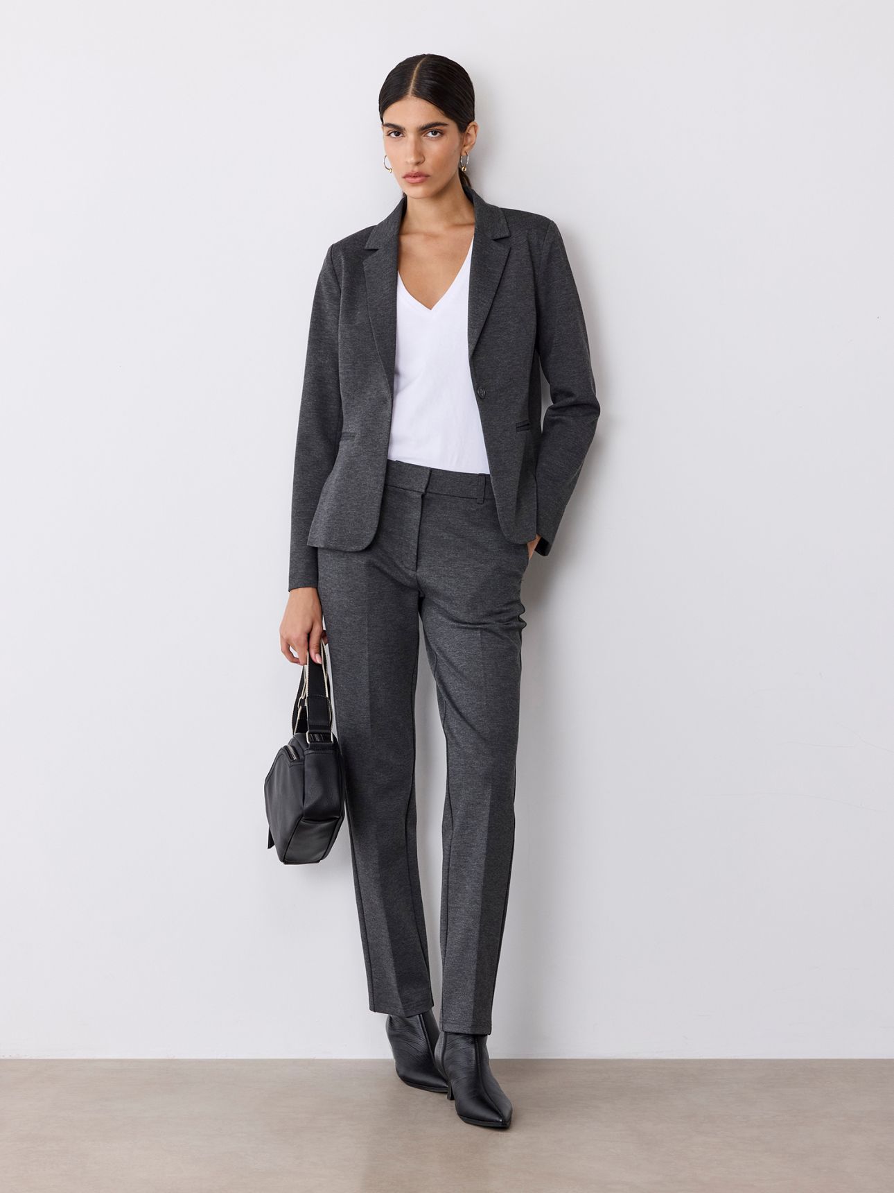 בלייזר משבצות בד אלסטי