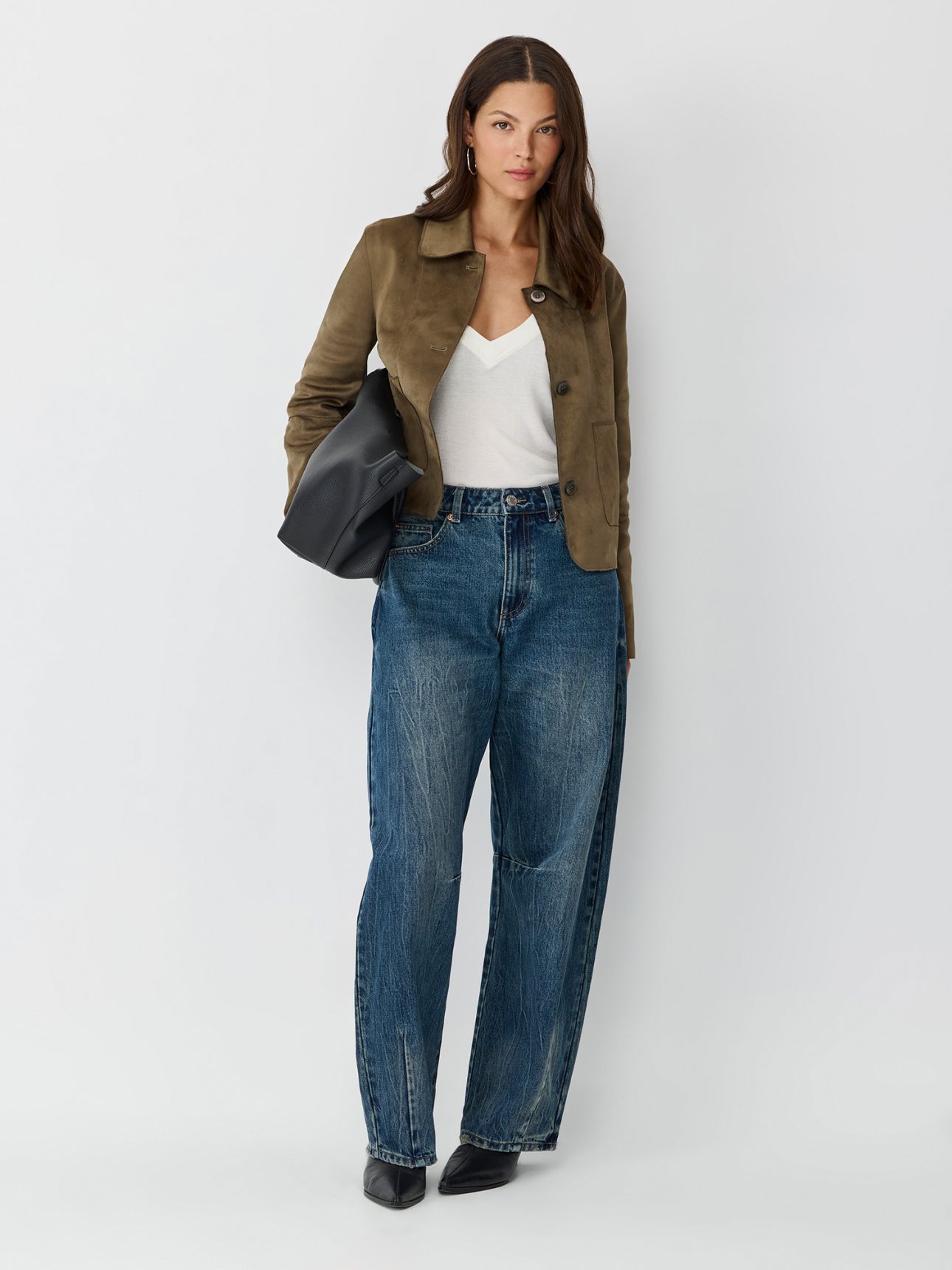 ג’קט דמוי זמש