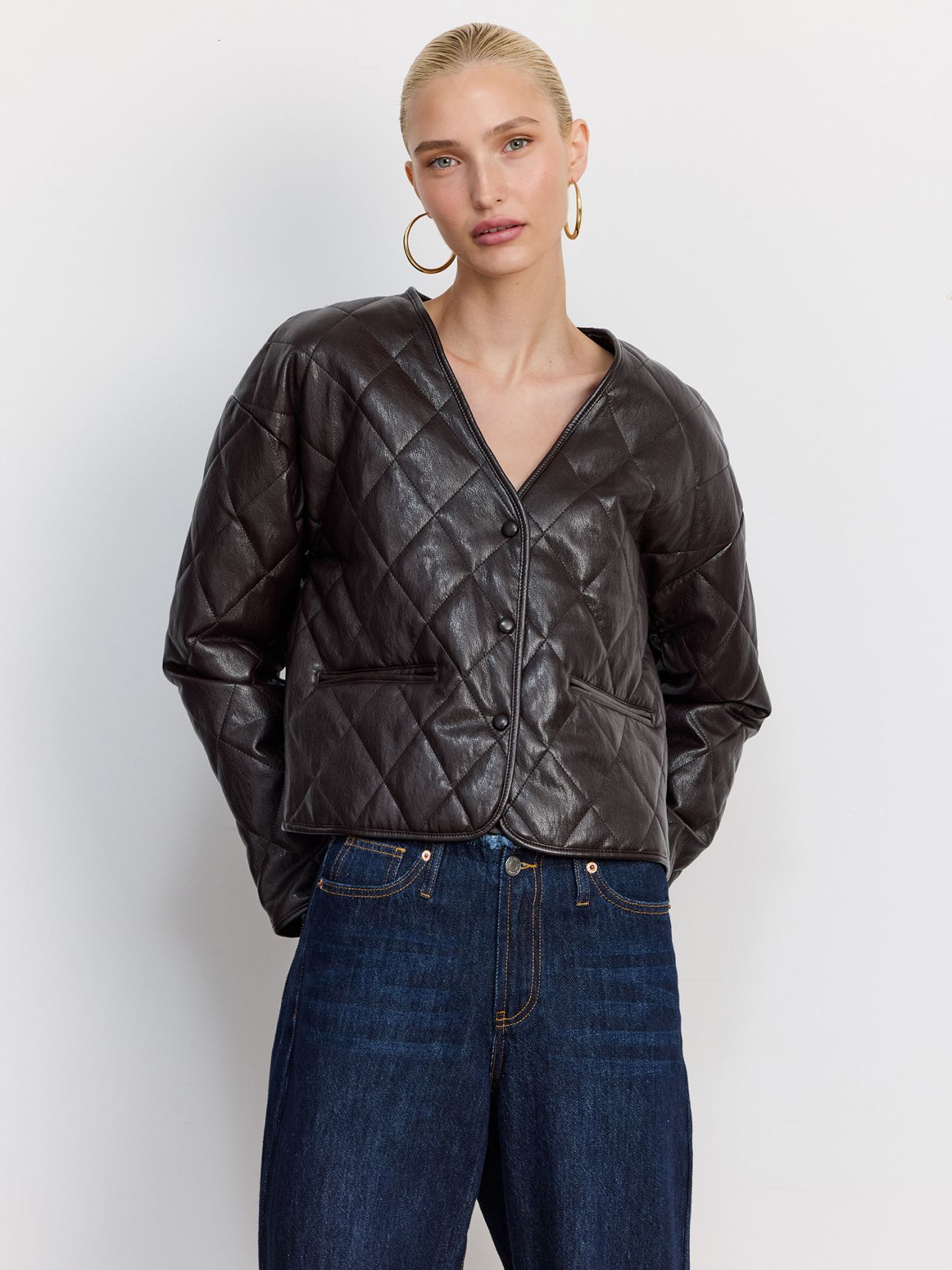 ג’קט קווילט PU