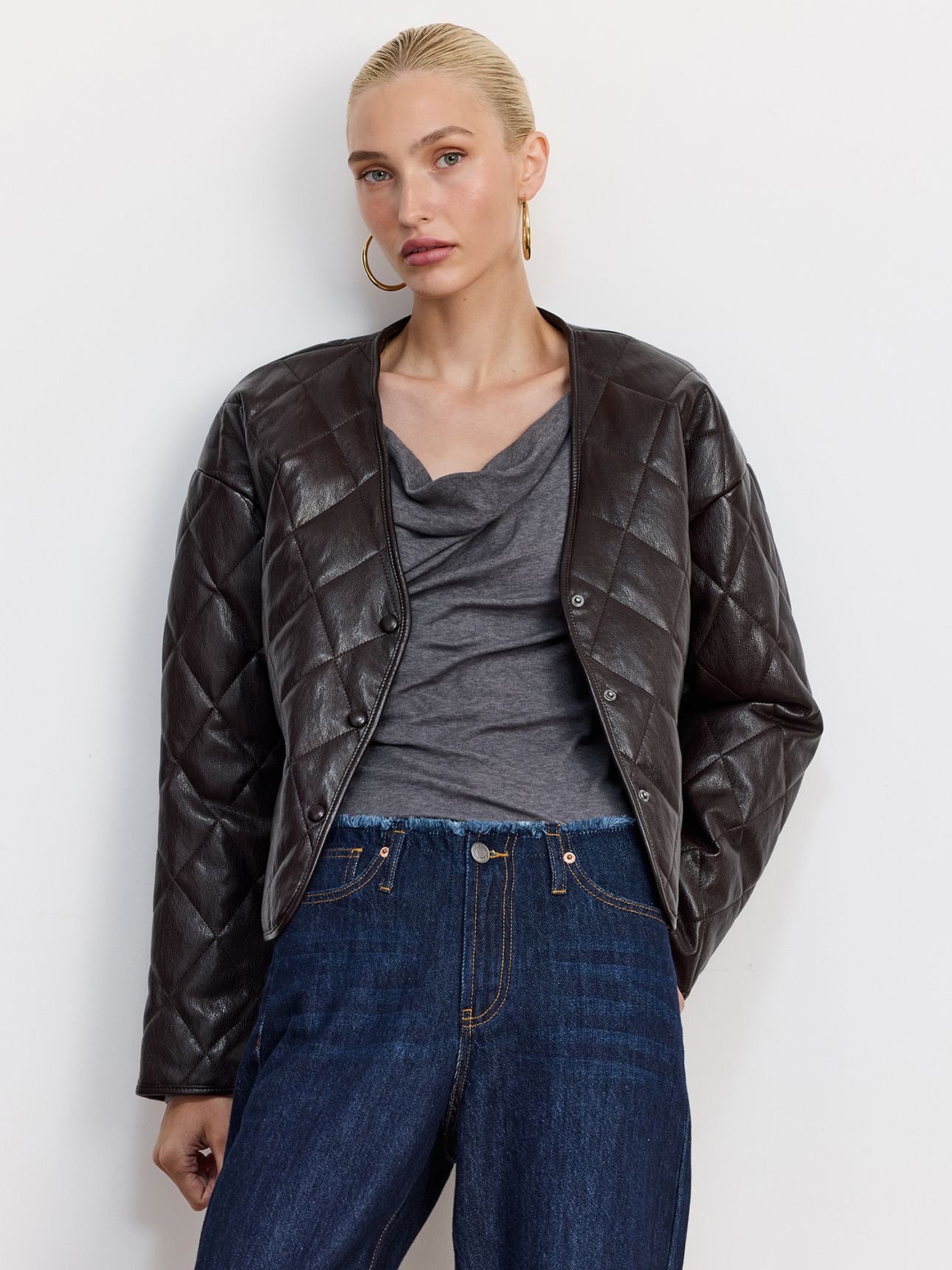 ג’קט קווילט PU