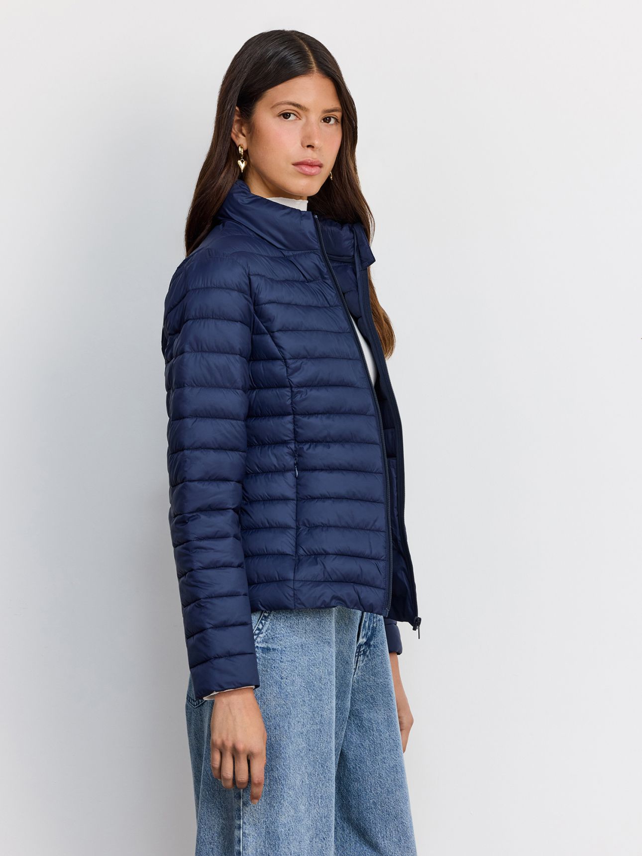 מעיל קווילט קצר