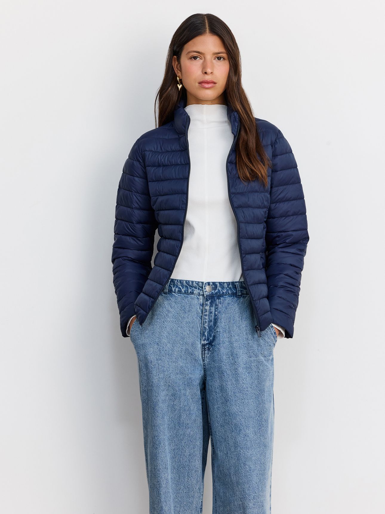 מעיל קווילט קצר