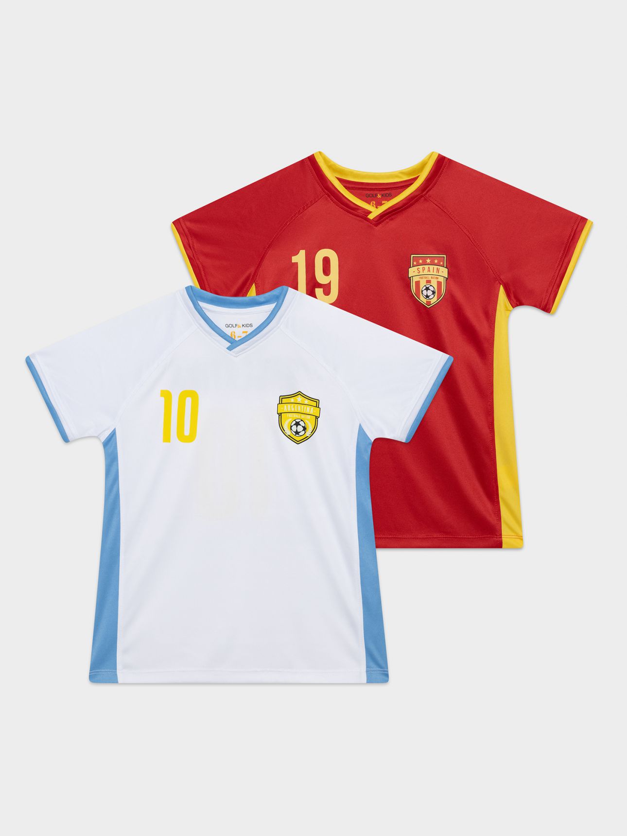 מארז 2 חולצות כדורגל