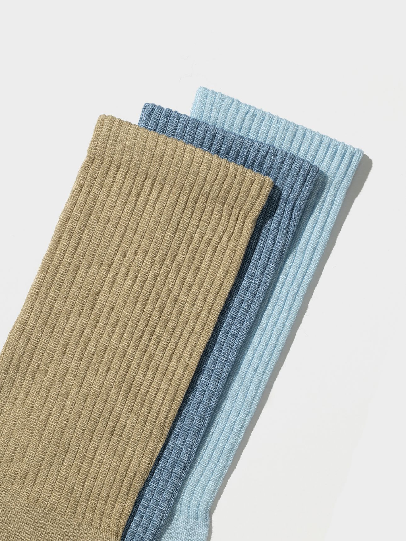 HECHTER PARIS מארז 3 זוגות גרבי כותנה צבע