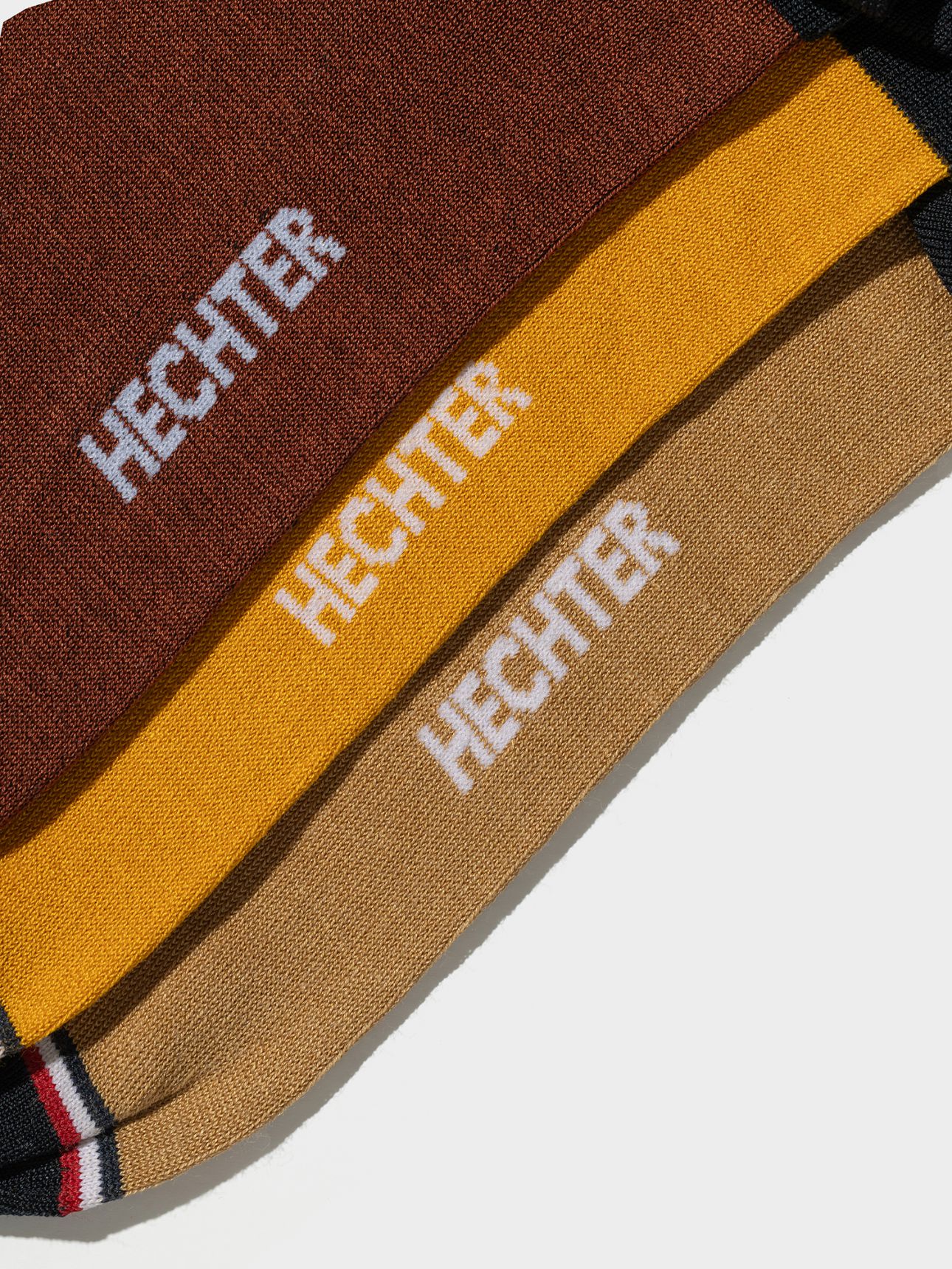 HECHTER PARIS מארז 3 זוגות גרבי כותנה צבע