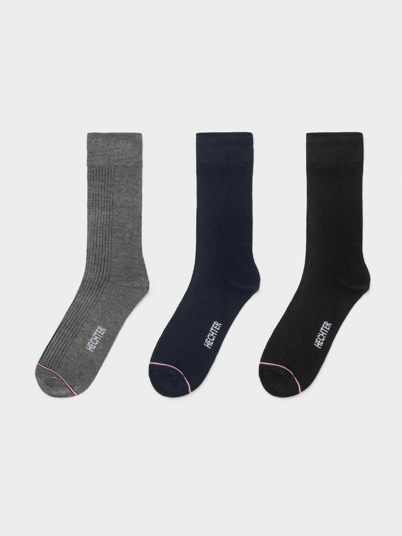HECHTER PARIS מארז 3 זוגות גרבי במבו