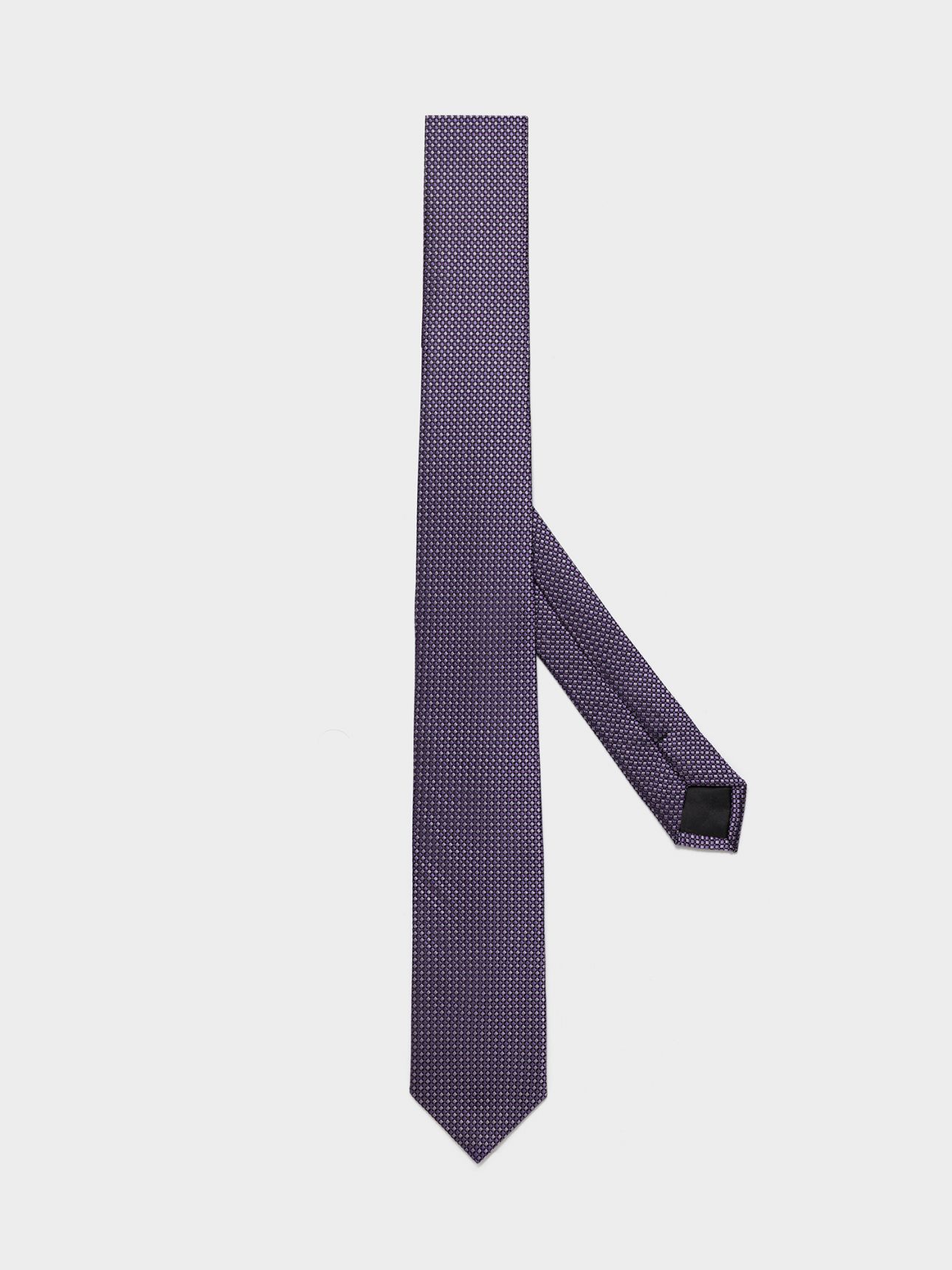 עניבה 100% משי עם טקסטורה