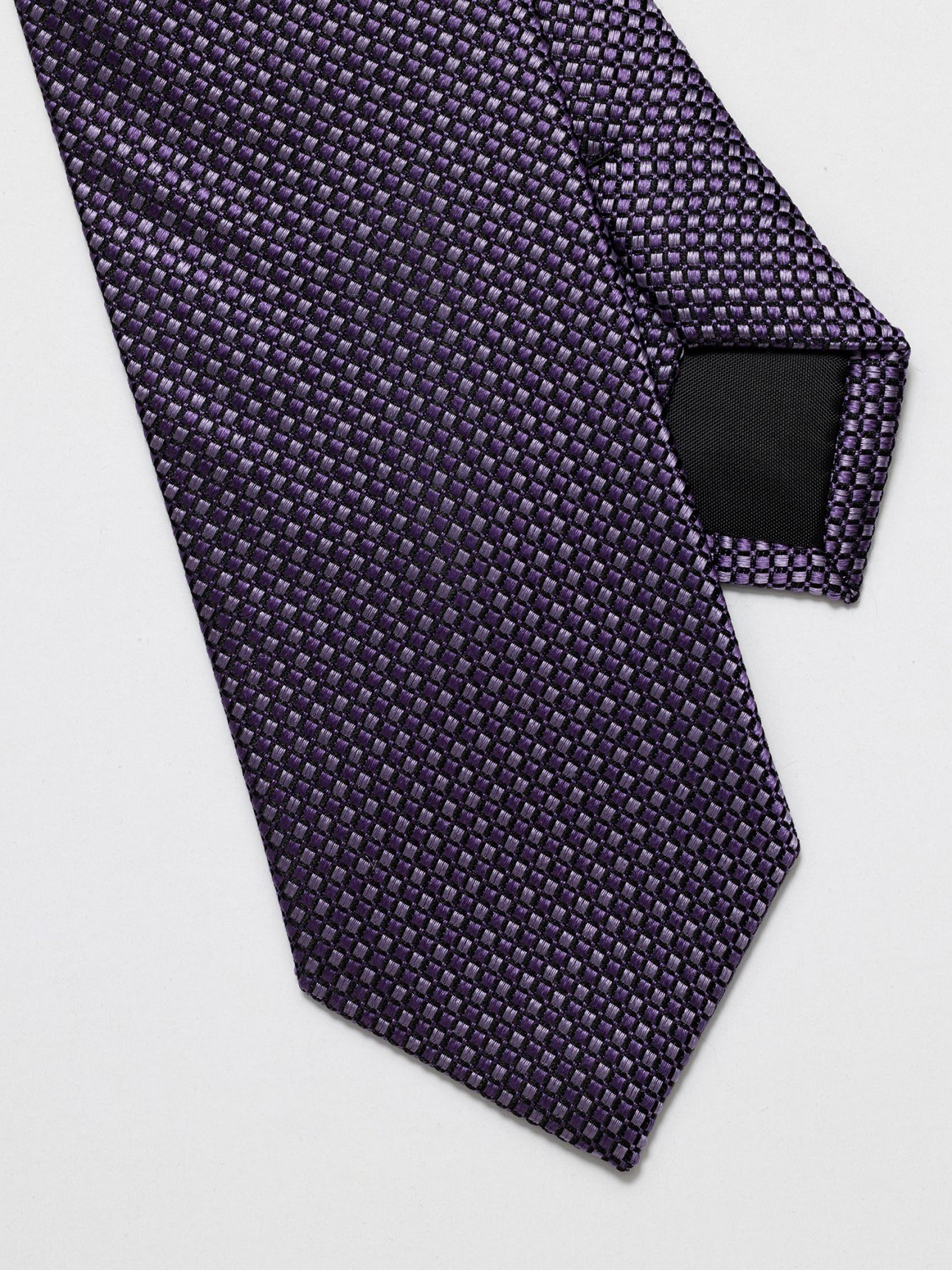 עניבה 100% משי עם טקסטורה