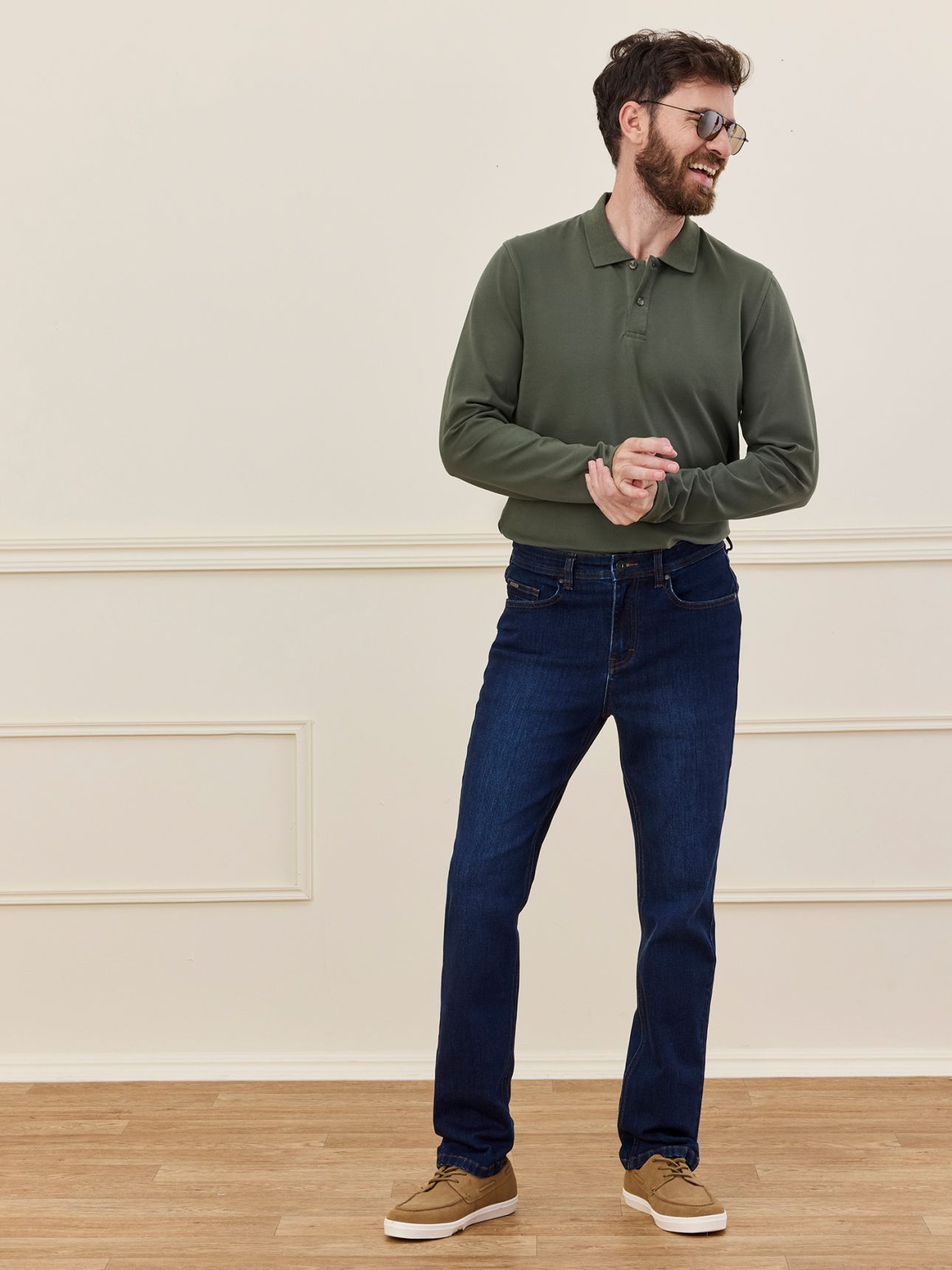 MAX MORETTI ג’ינס בד ממוחזר סטרייט