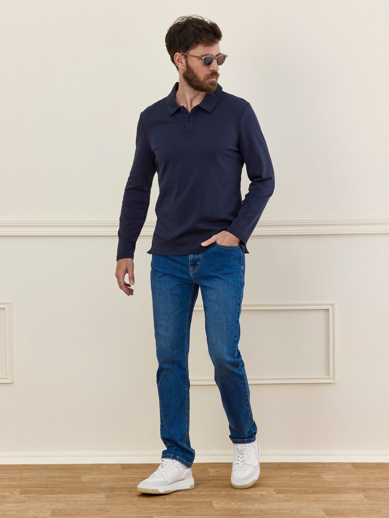 HECHTER PARIS ג’ינס 100% כותנה סטרייט