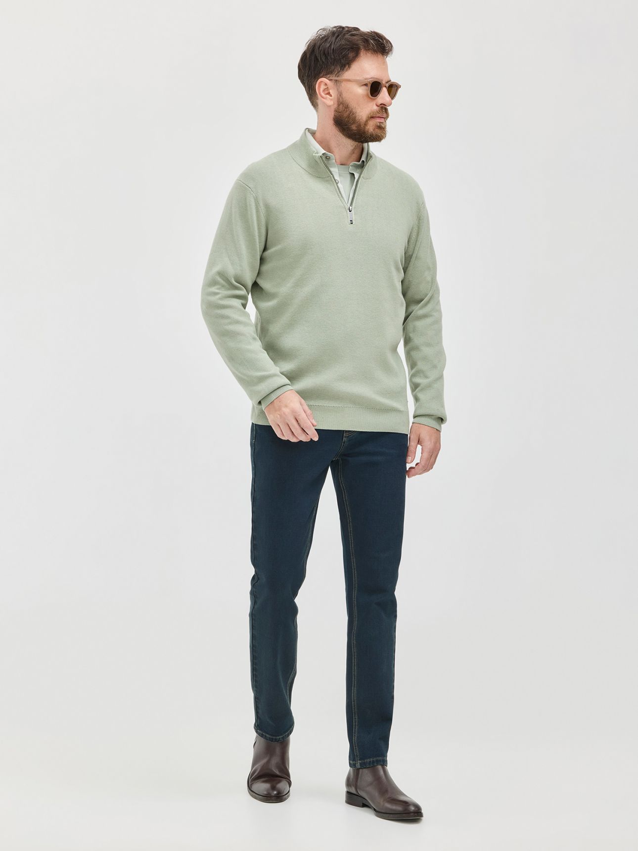 MAX MORETTI ג’ינס שזוף סלים