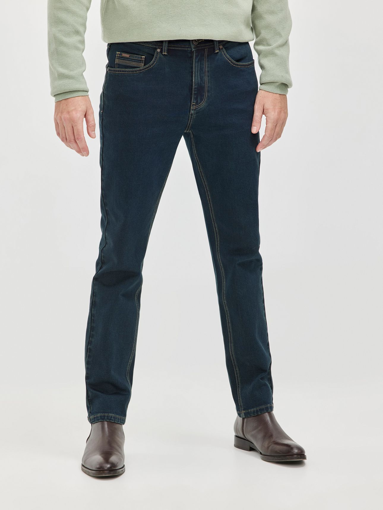 MAX MORETTI ג’ינס שזוף סלים