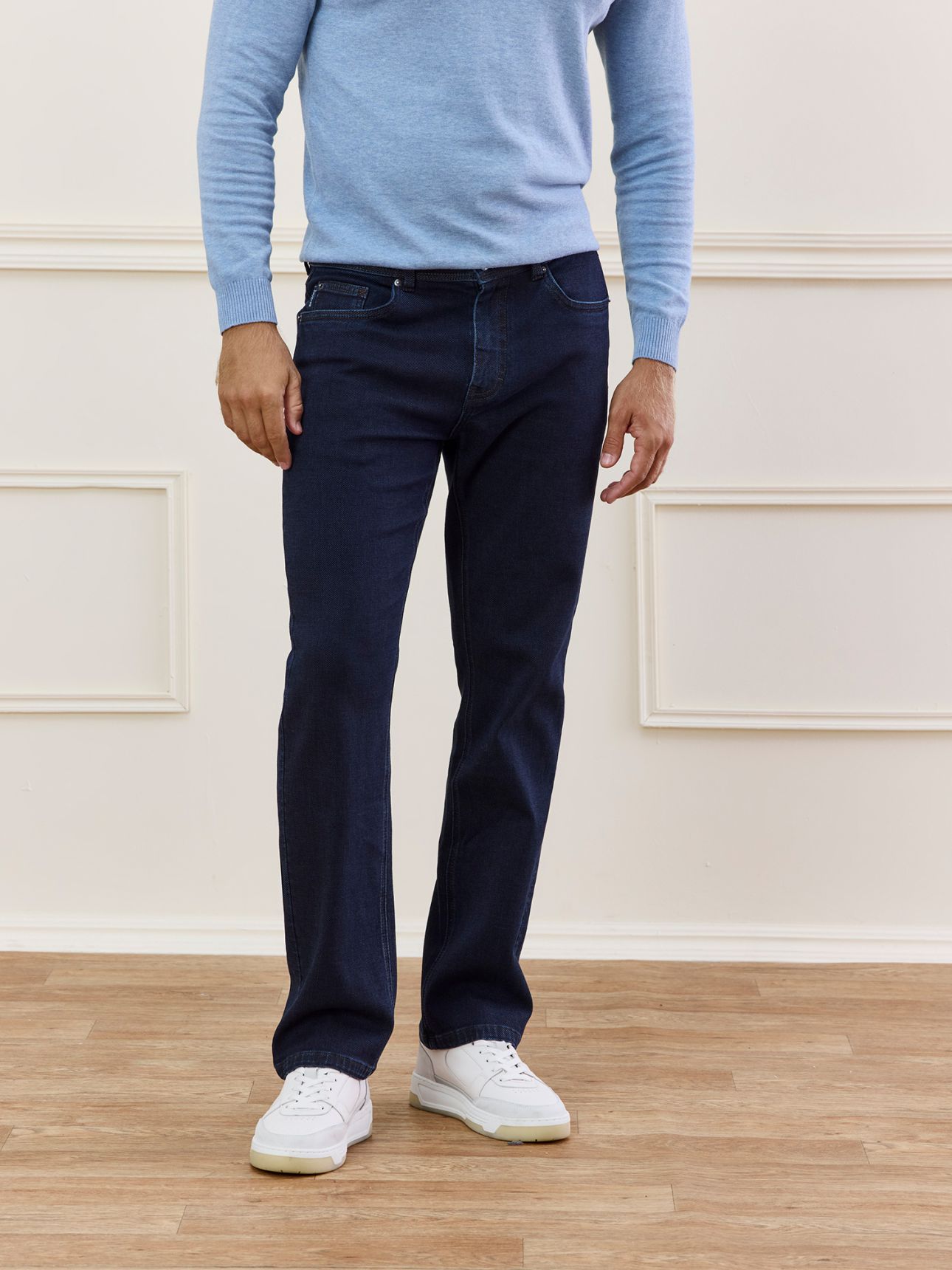 HECHTER PARIS ג’ינס דיאגונל בוטקאט