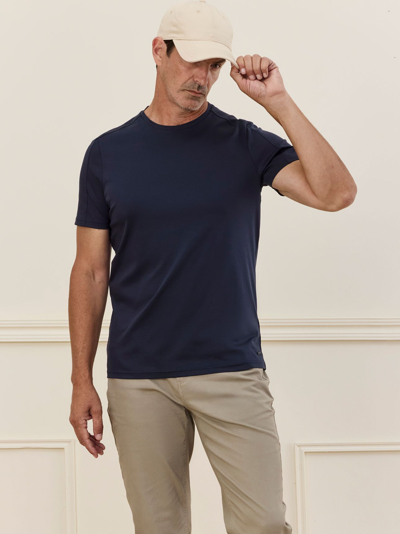 MAX MORETTI חולצת טי שירט בשילוב משי