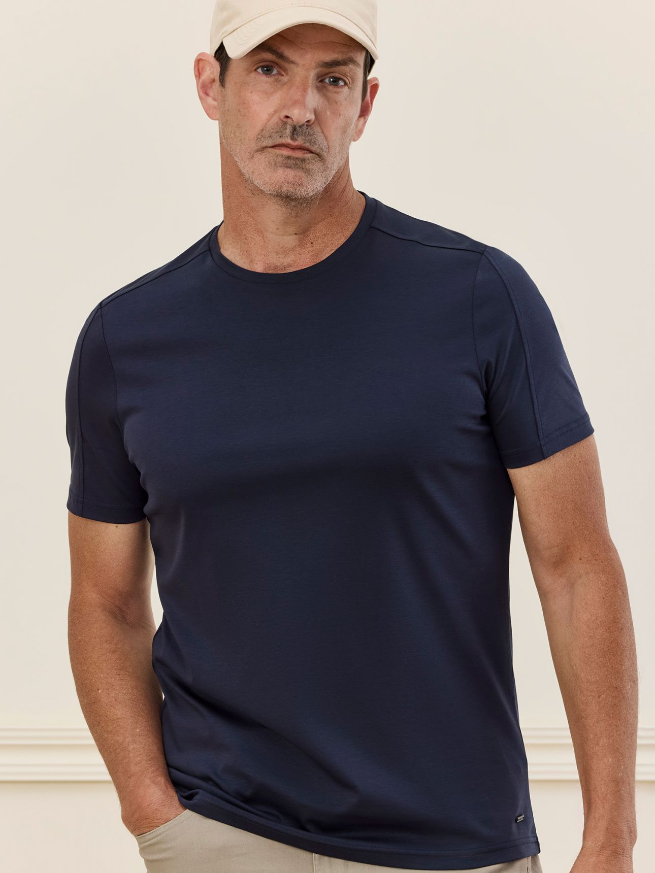 MAX MORETTI חולצת טי שירט בשילוב משי