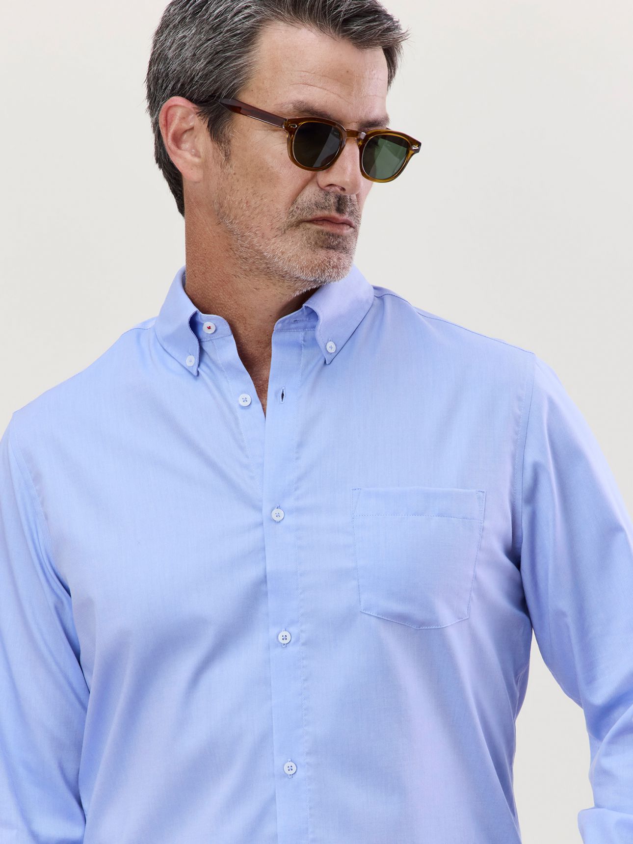 HECHTER PARIS חולצה מכופתרת NON IRON ז’קארד