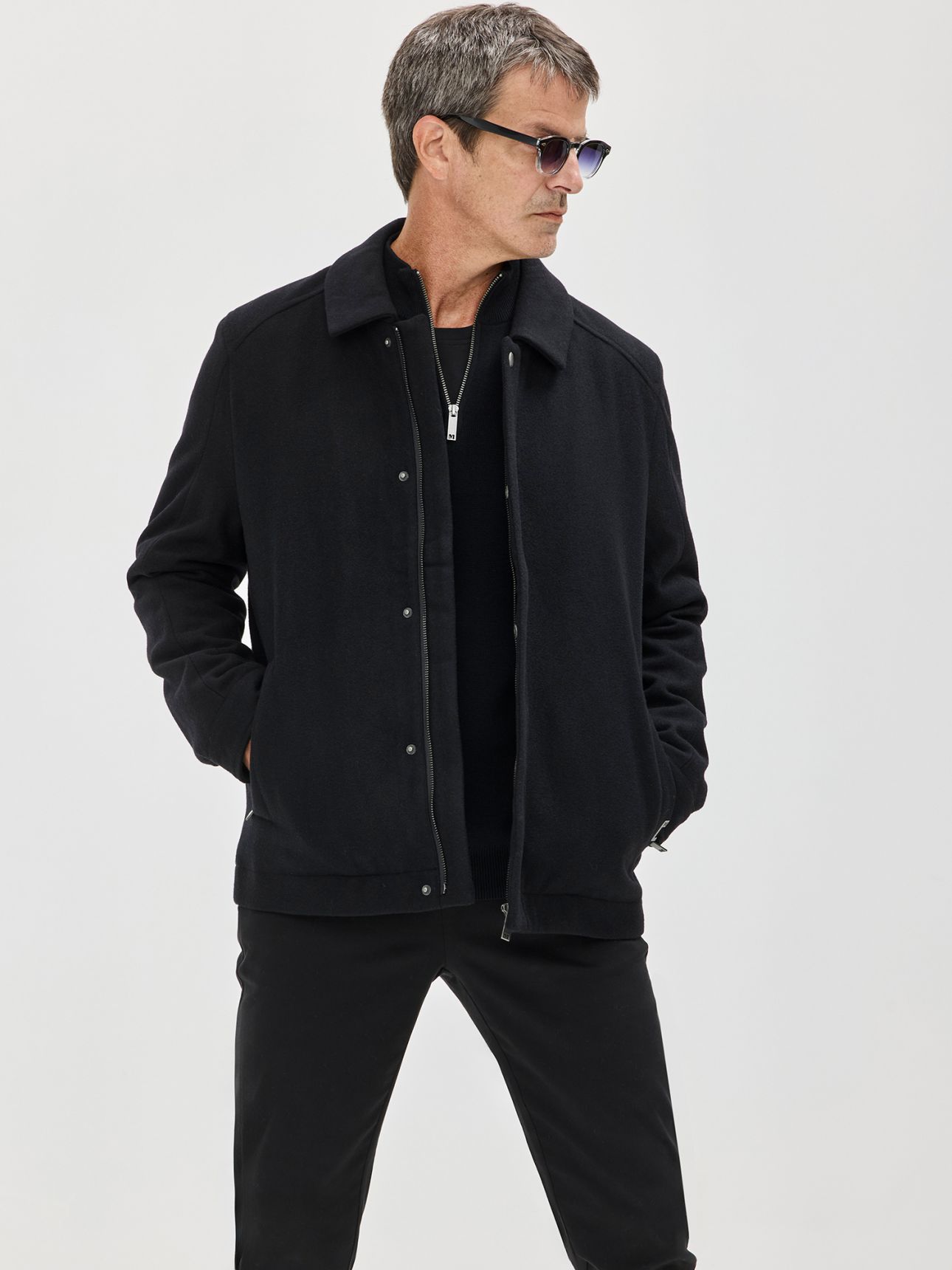 MAX MORETTI מעיל צמר קצר