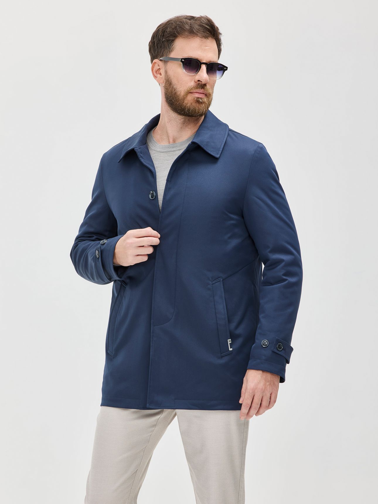 MAX MORETTI מעיל מרופד אלגנטי