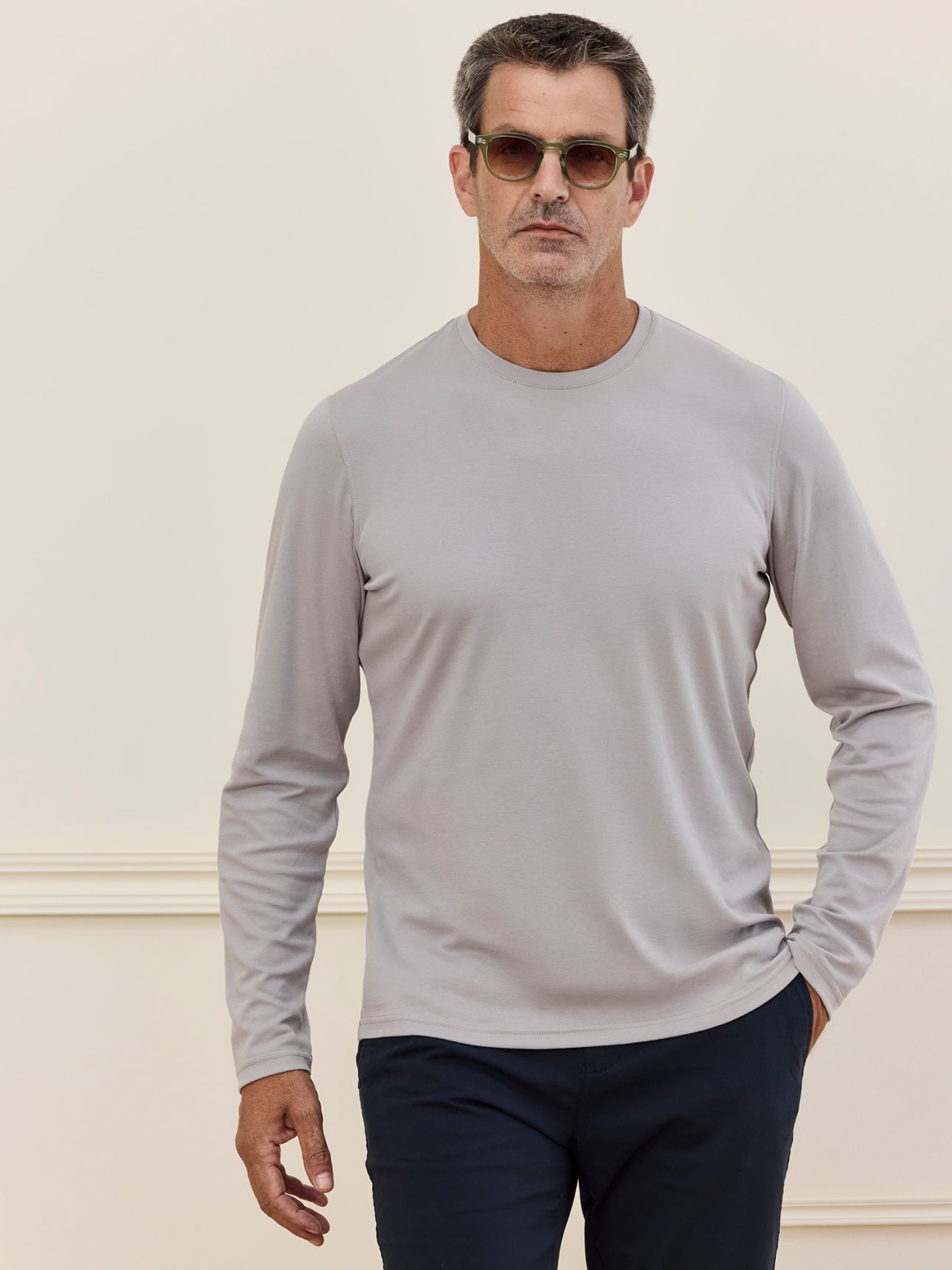 MAX MORETTI חולצת טי שירט כותנה ליקוויד