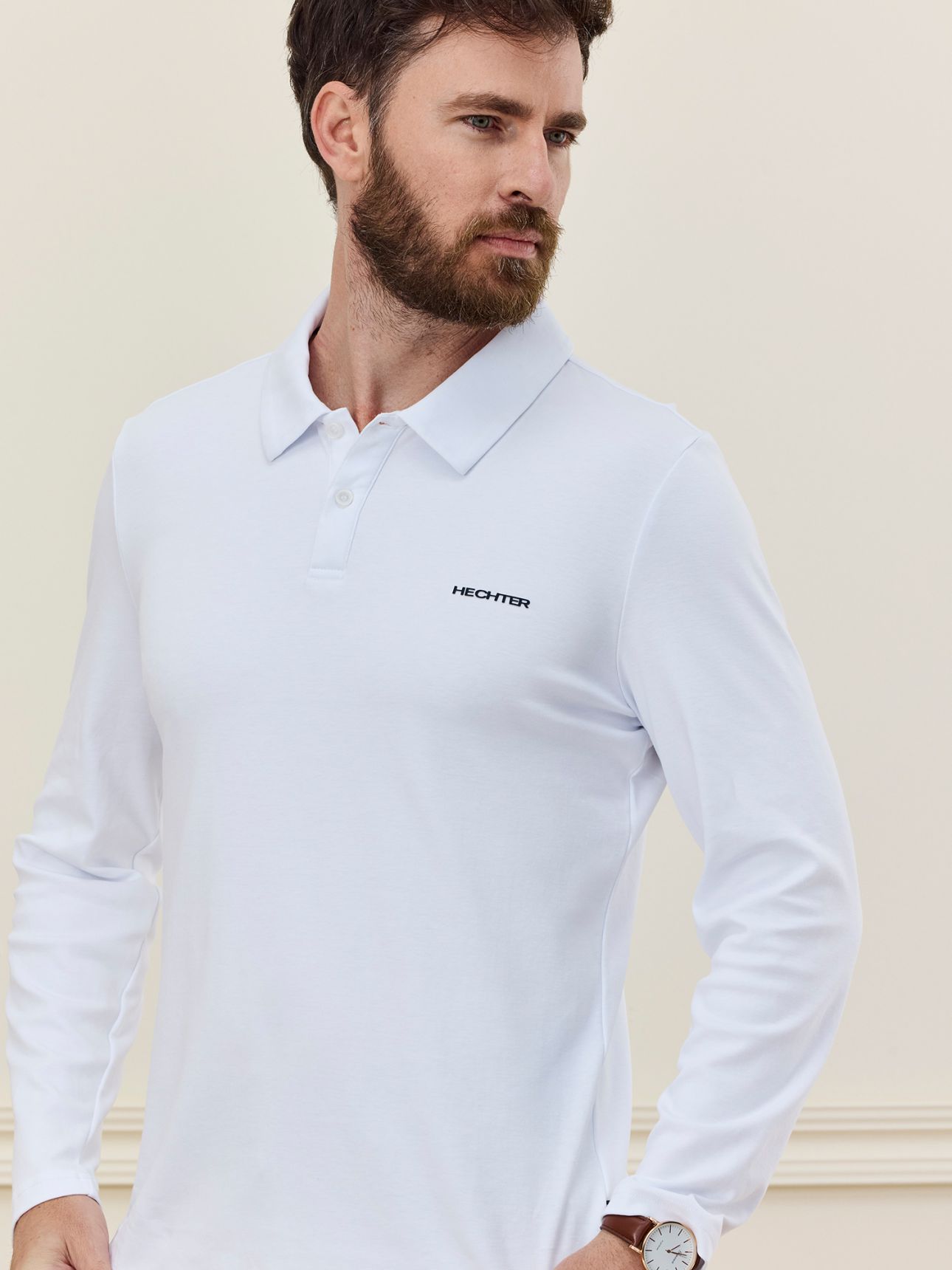 HECHTER PARIS חולצת פולו אלגנטית