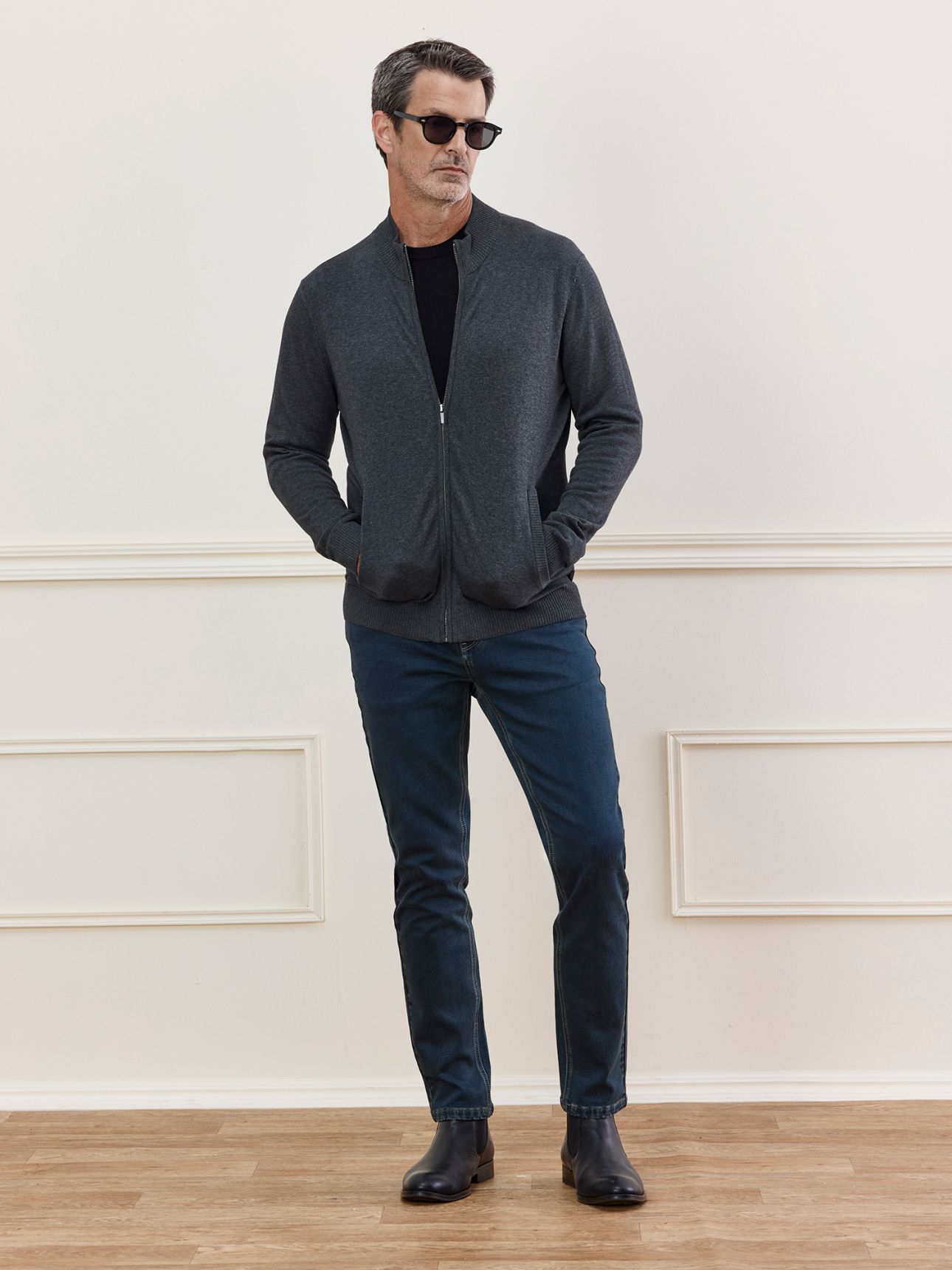 MAX MORETTI קרדיגן כותנה סופימה