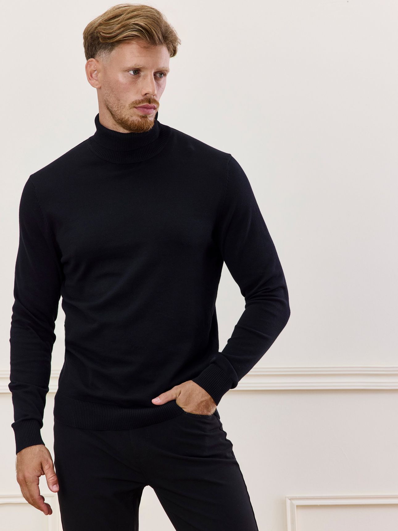 MAX MORETTI סריג גולף כותנה סופימה